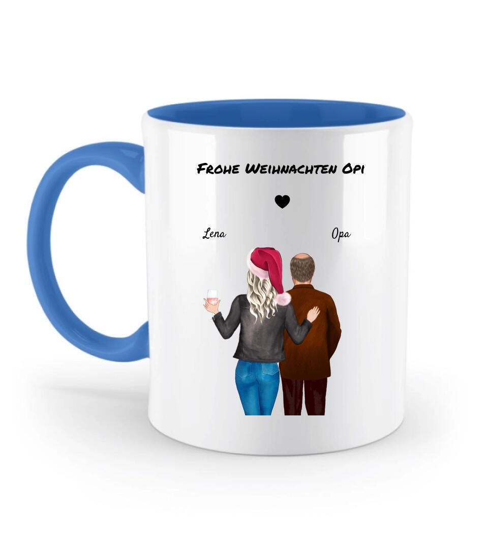 Opa personalisierte Tasse zu Weihnachten - Cantty