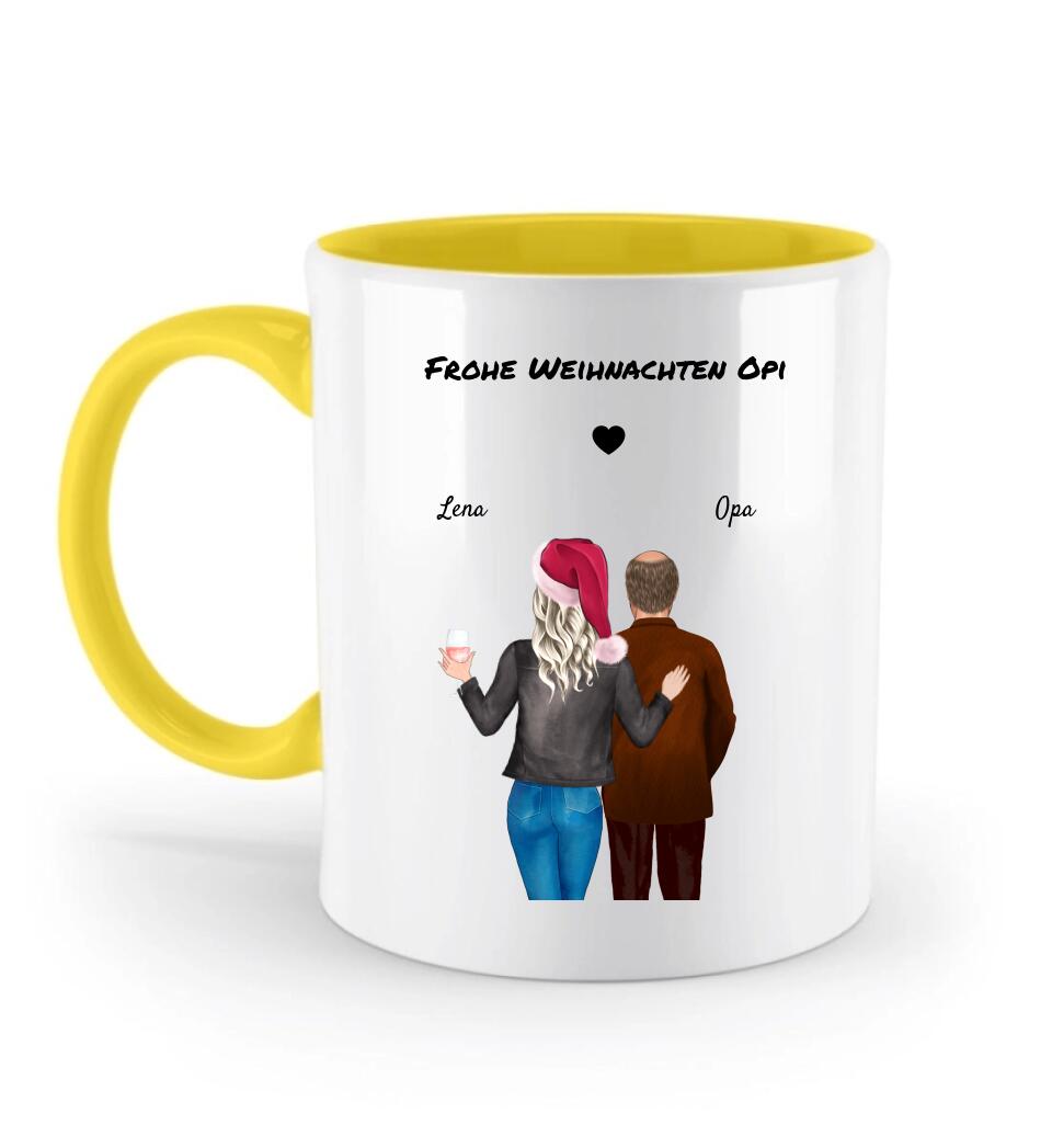 Opa personalisierte Tasse zu Weihnachten - Cantty
