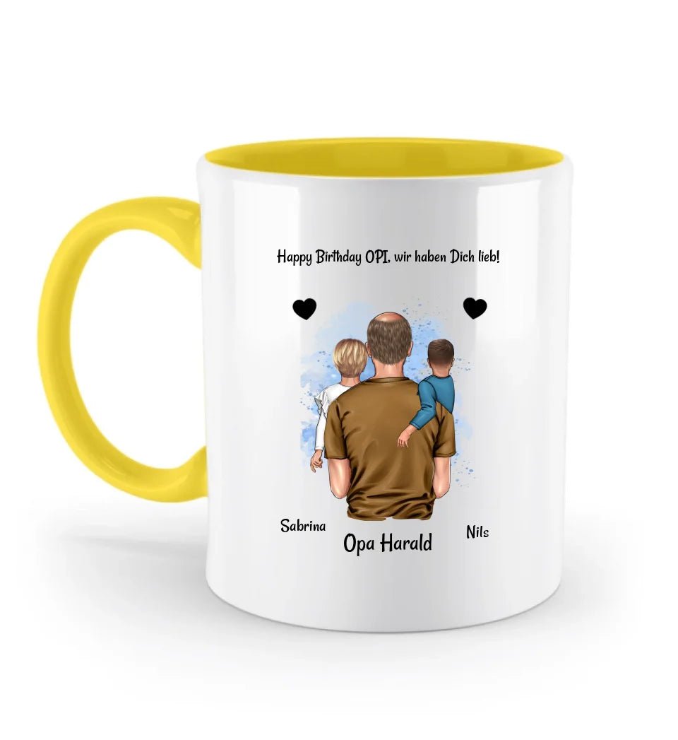 Opa Tasse Geburtstag Geschenk von Enkel personalisiert - Cantty