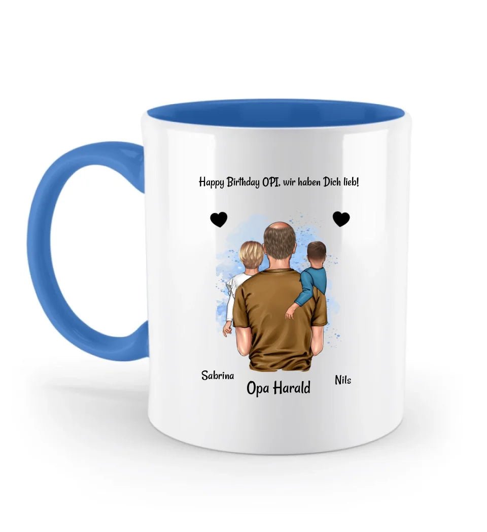 Opa Tasse Geburtstag Geschenk von Enkel personalisiert - Cantty
