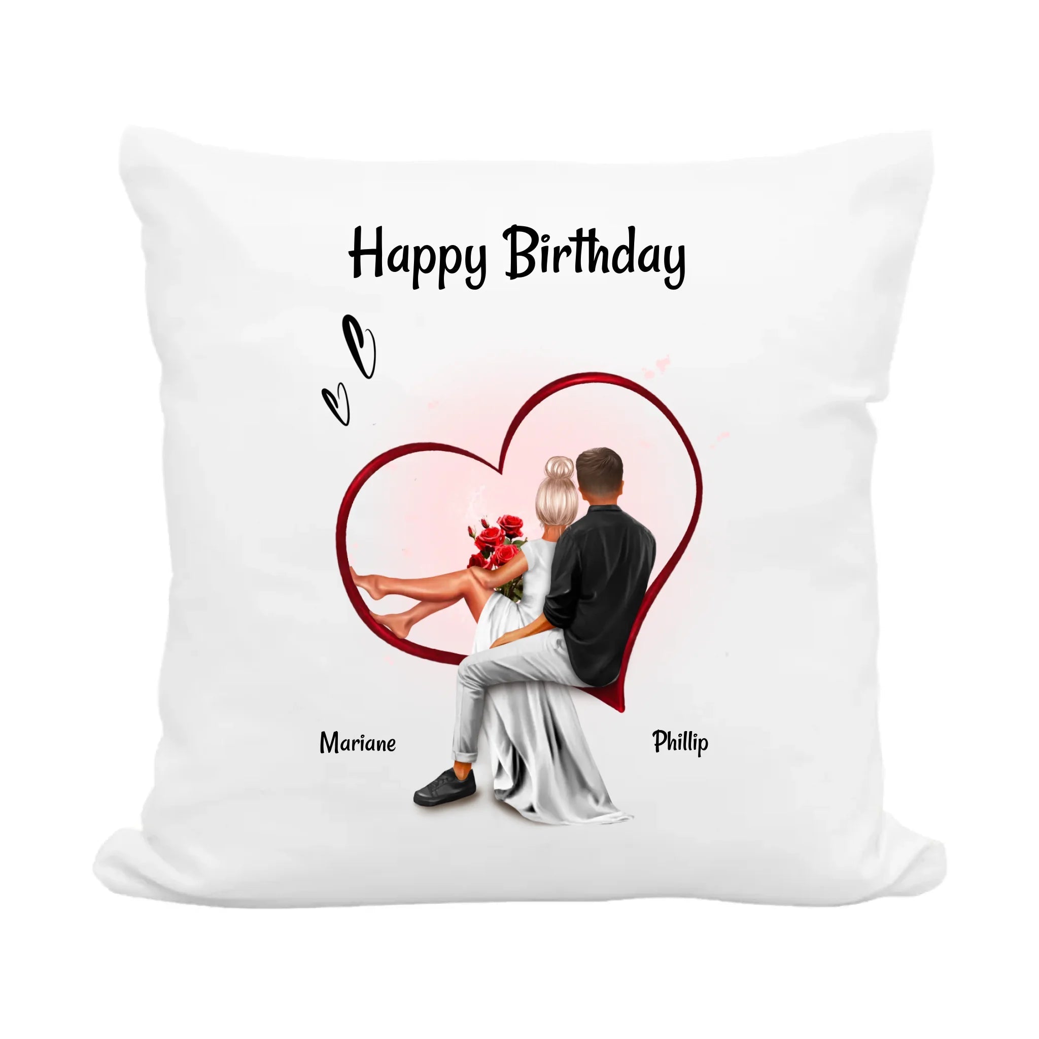 Paar Kissen mit Bild personalisiert Geburtstagsgeschenk - Cantty