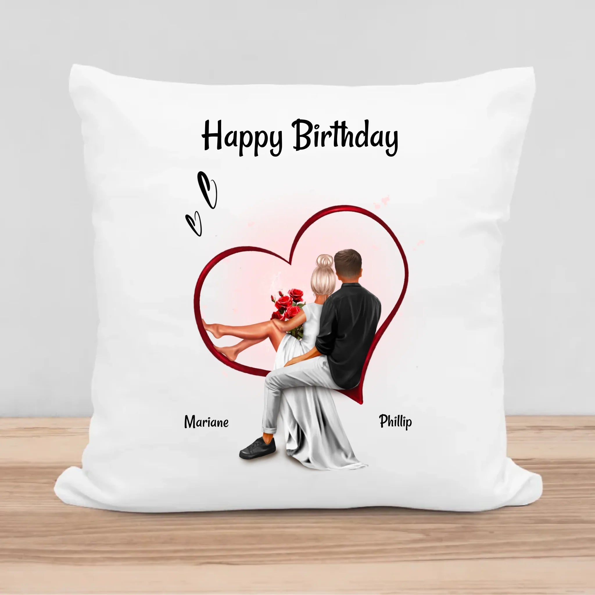 Paar Kissen mit Bild personalisiert Geburtstagsgeschenk - Cantty