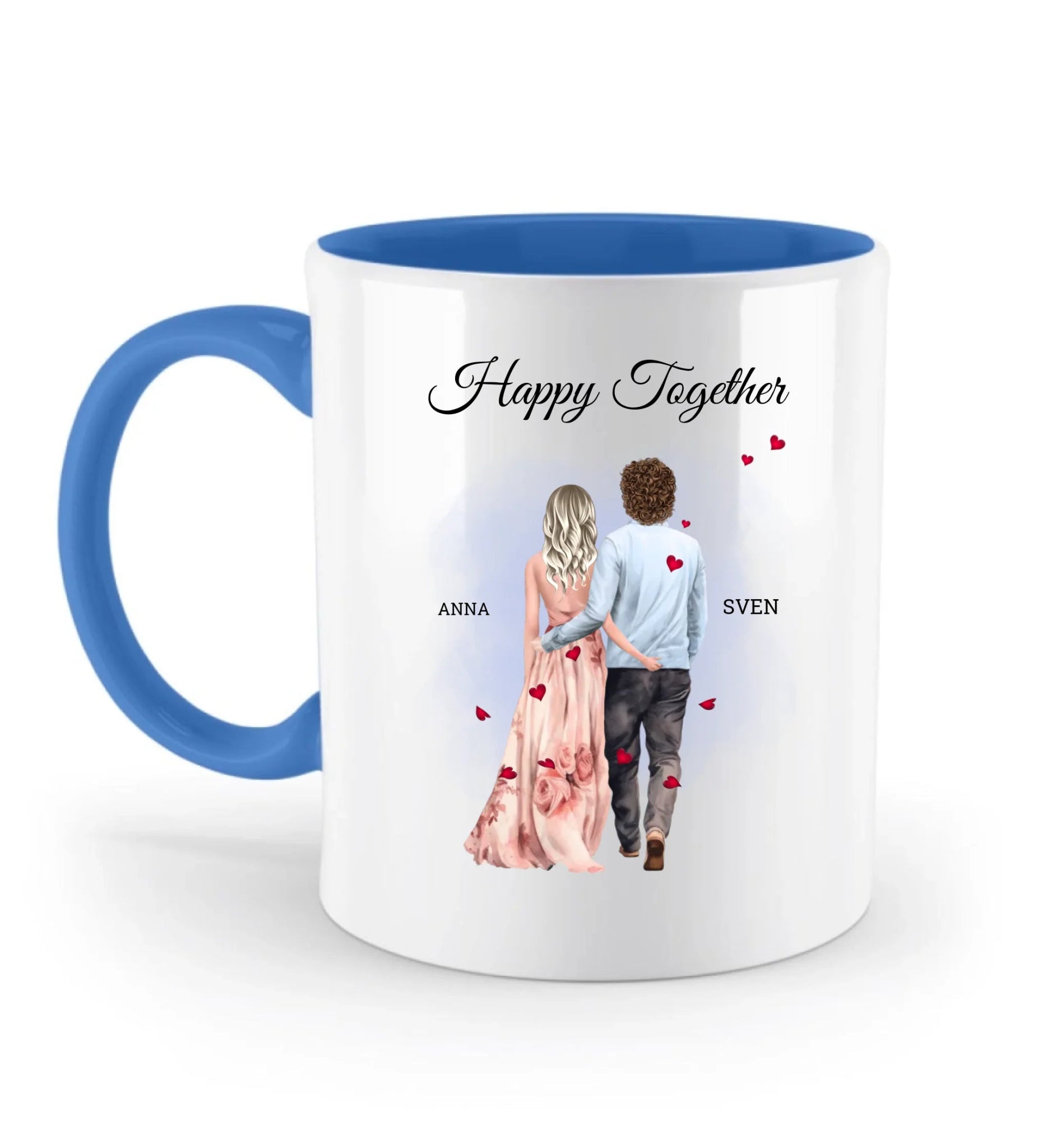 Paar Tasse Weihnachtsgeschenk Mann Frau personalisierbar - Cantty