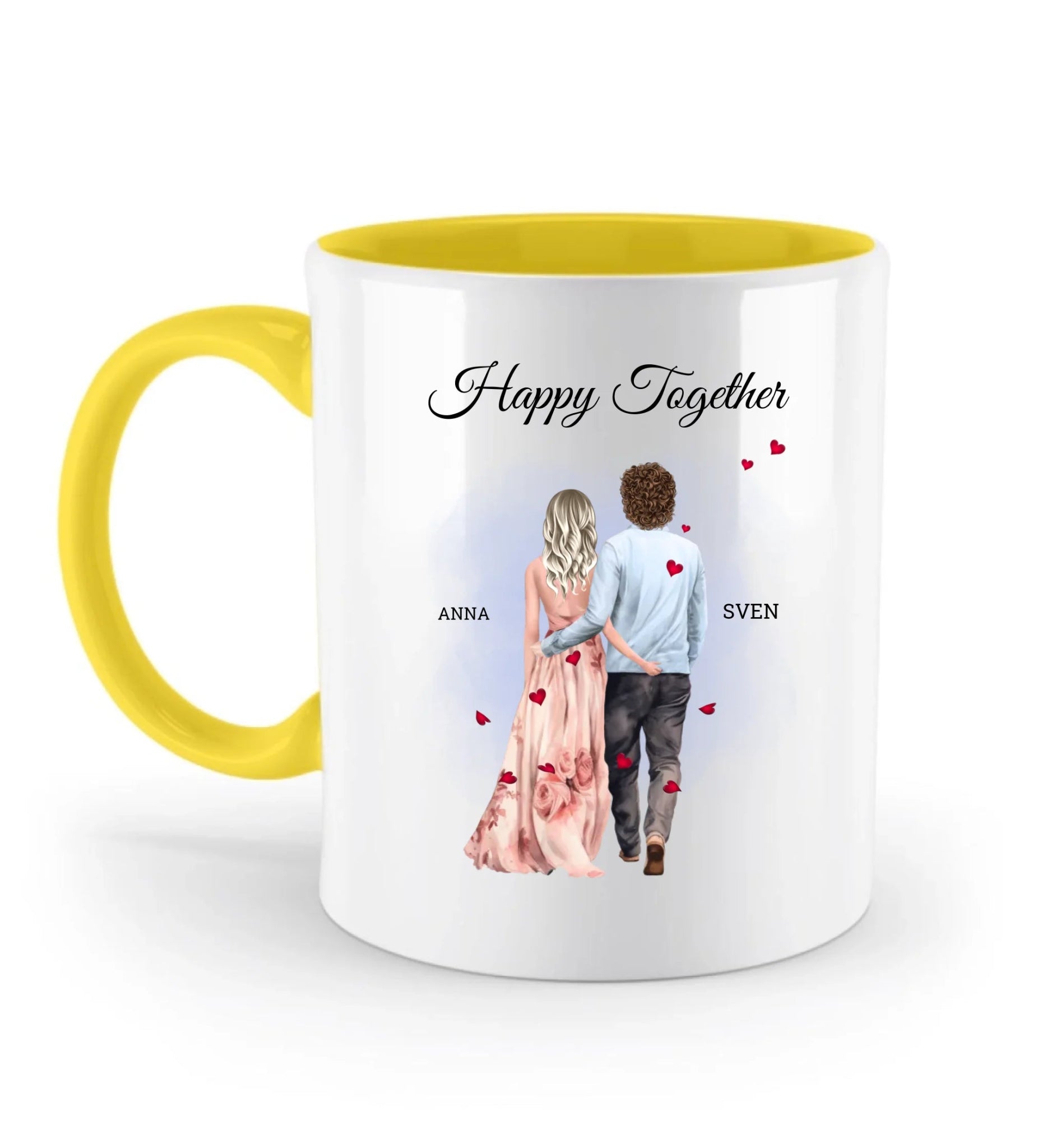 Paar Tasse Weihnachtsgeschenk Mann Frau personalisierbar - Cantty