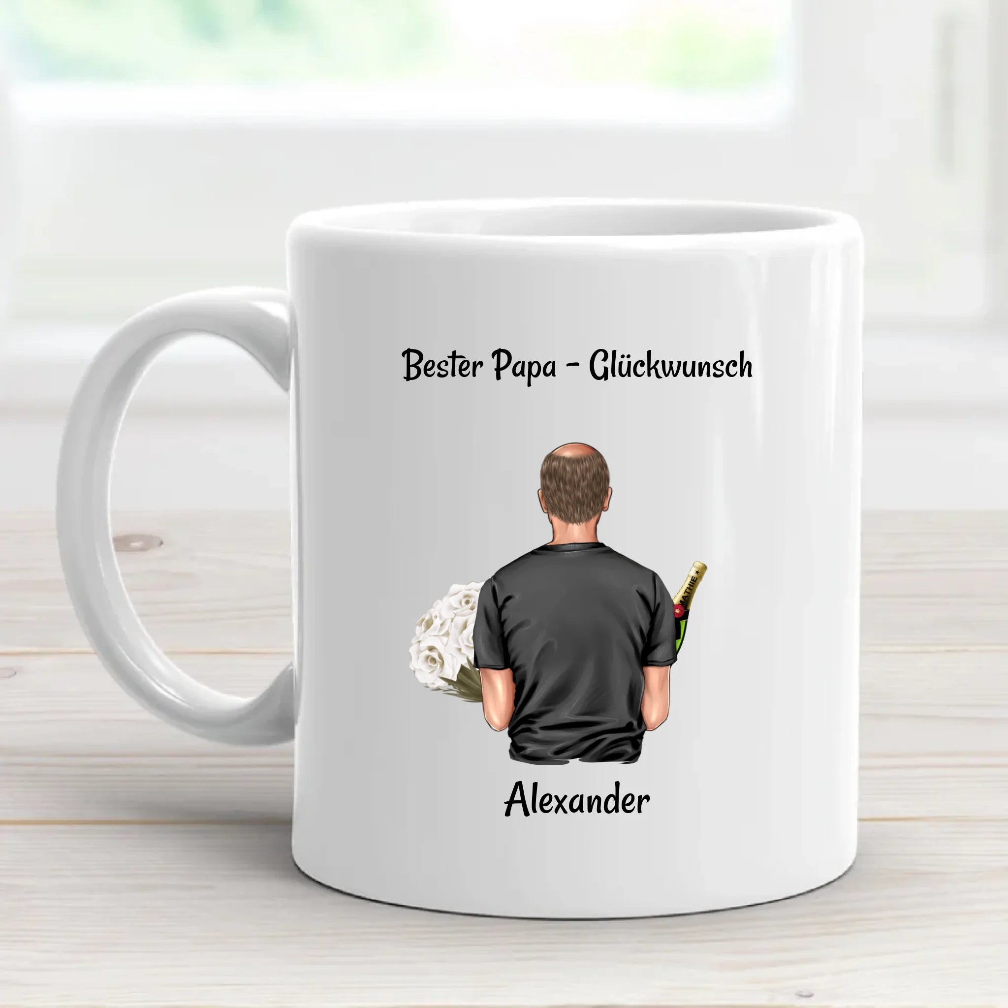 Papa Geburtstag Tasse Geschenk personalisiert - Cantty