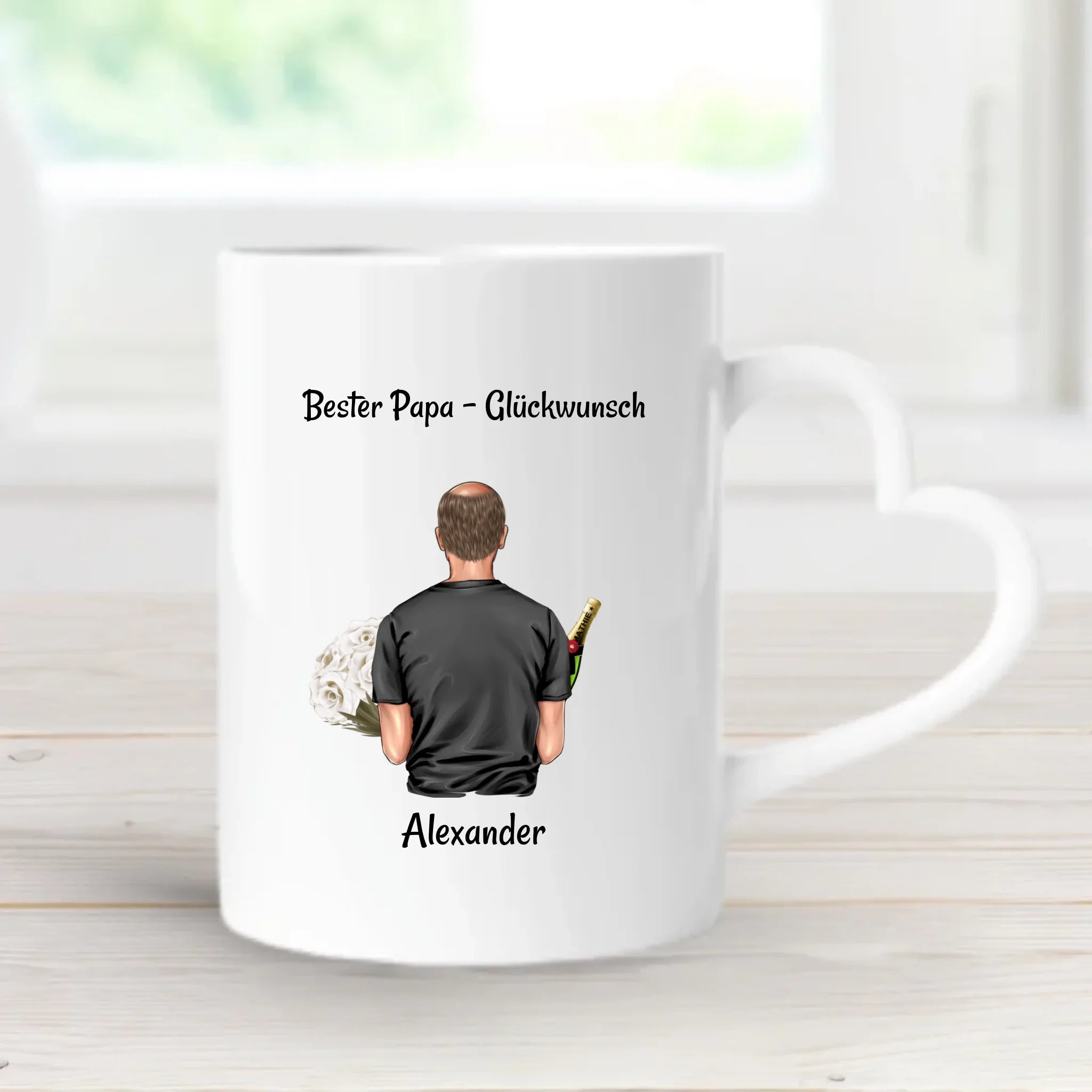 Papa Geburtstag Tasse Geschenk personalisiert - Cantty