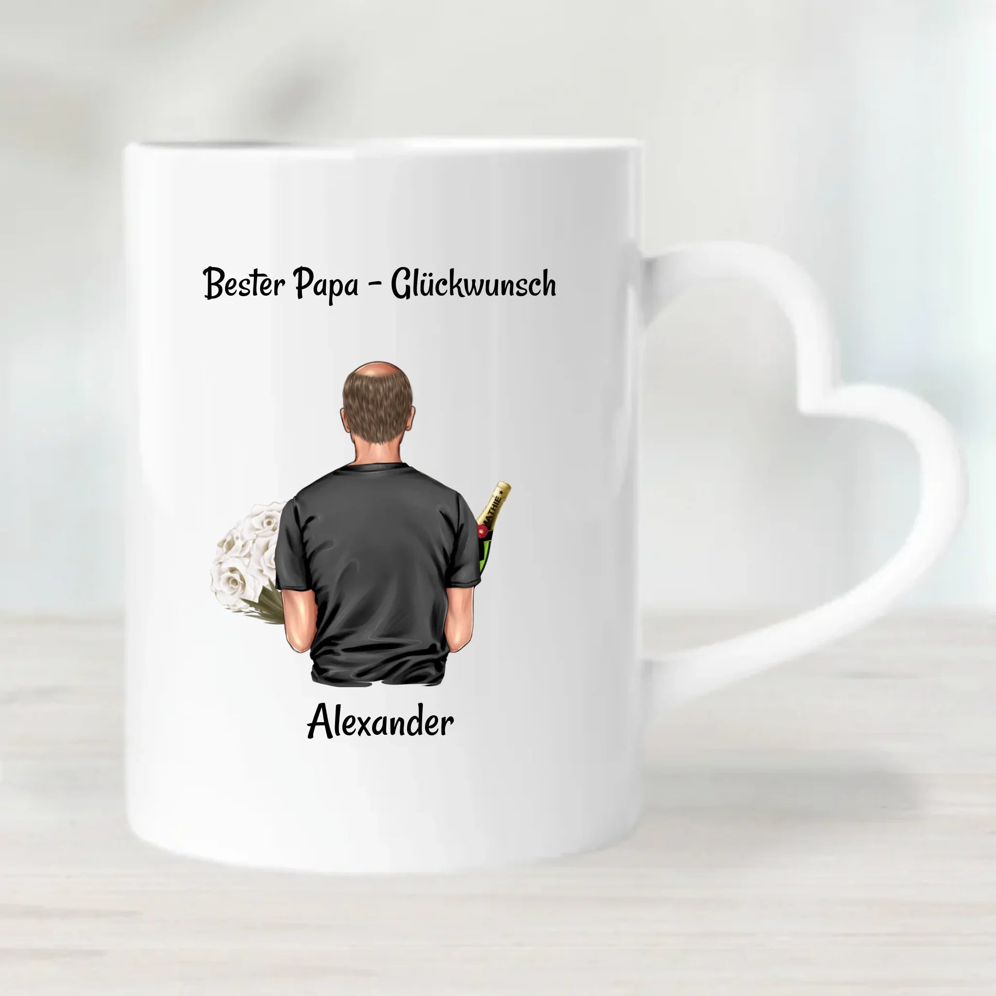 Papa Geburtstag Tasse Geschenk personalisiert - Cantty