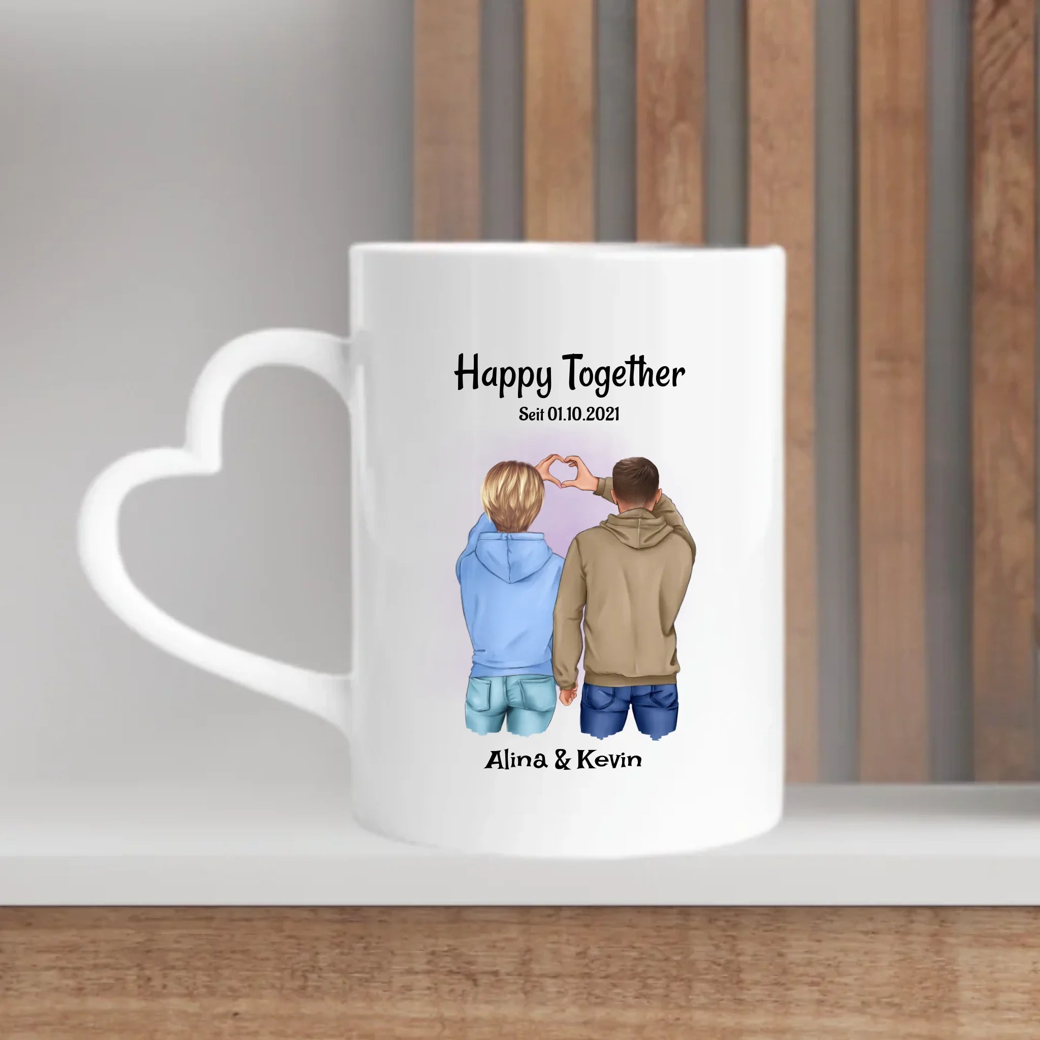 Pärchen Tasse Geschenk personalisiert - Cantty