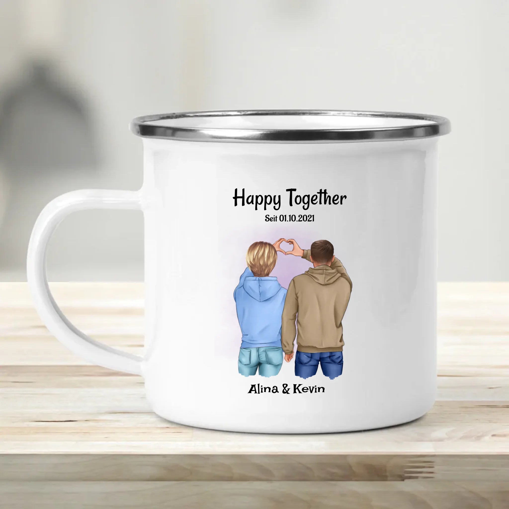 Pärchen Tasse Geschenk personalisiert - Cantty