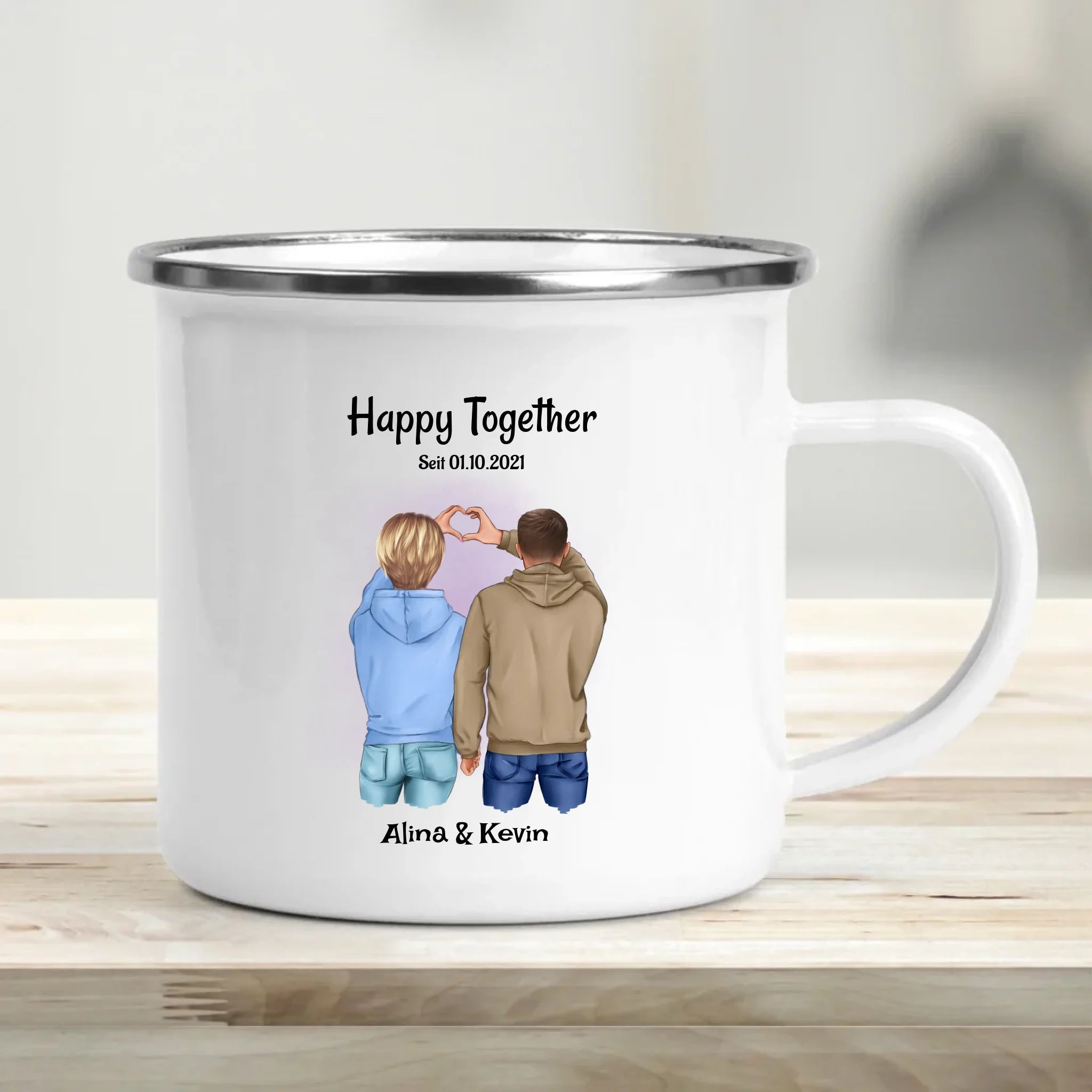 Pärchen Tasse Geschenk personalisiert - Cantty