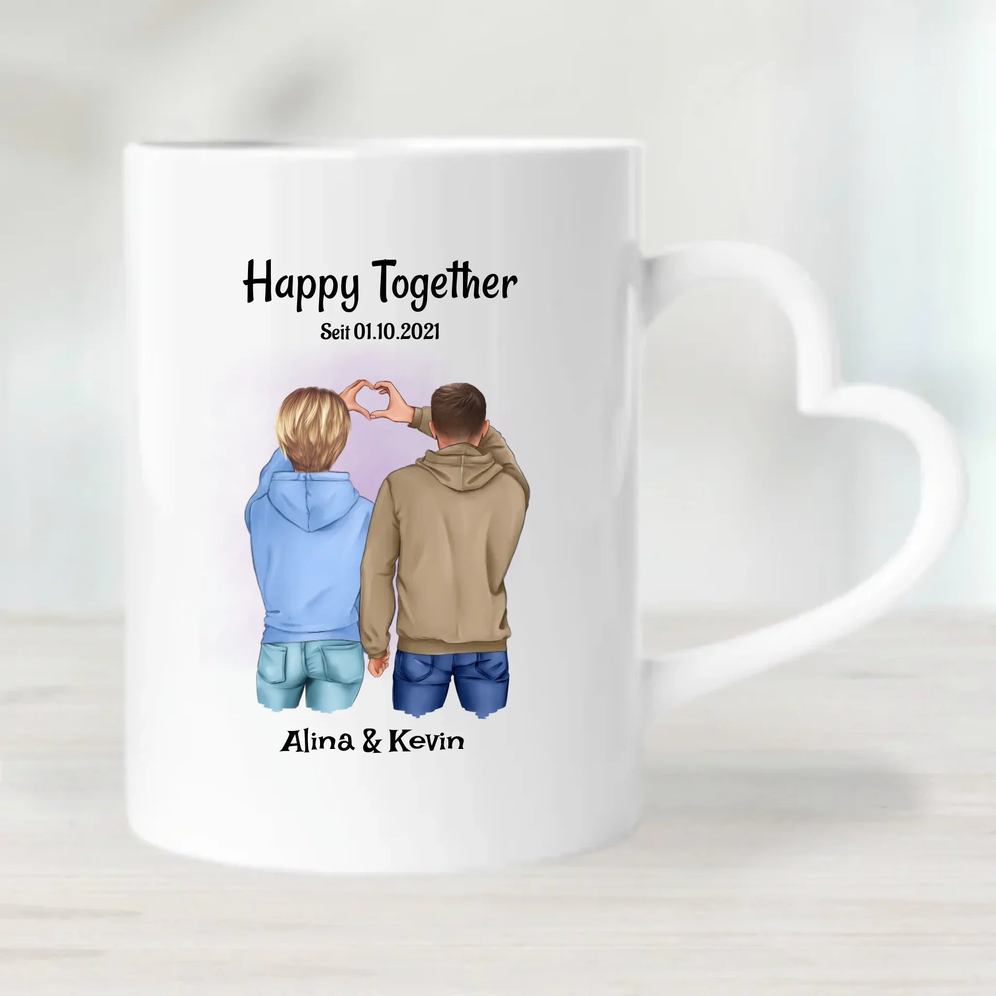 Pärchen Tasse Geschenk personalisiert - Cantty