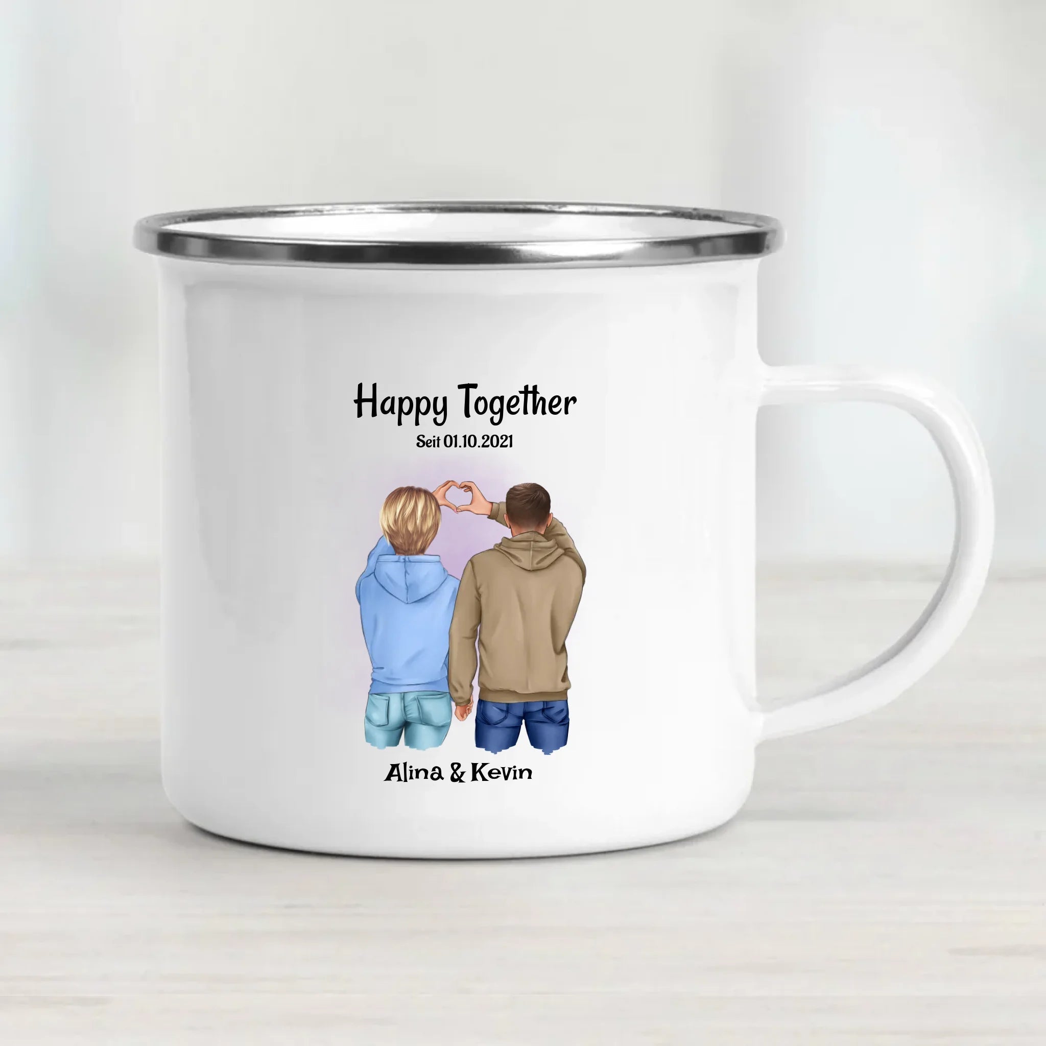 Pärchen Tasse Geschenk personalisiert - Cantty