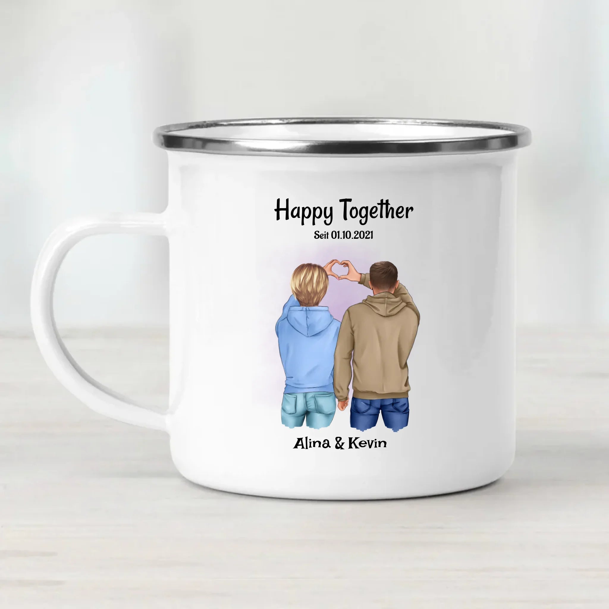 Pärchen Tasse Geschenk personalisiert - Cantty