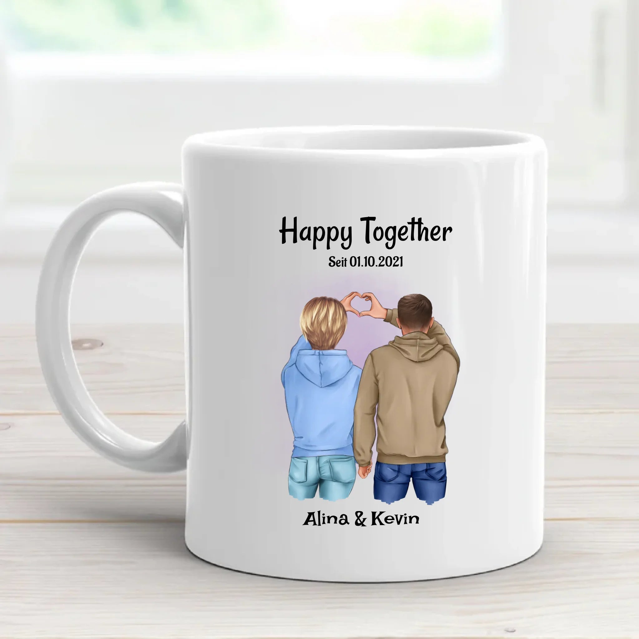 Pärchen Tasse Geschenk personalisiert - Cantty