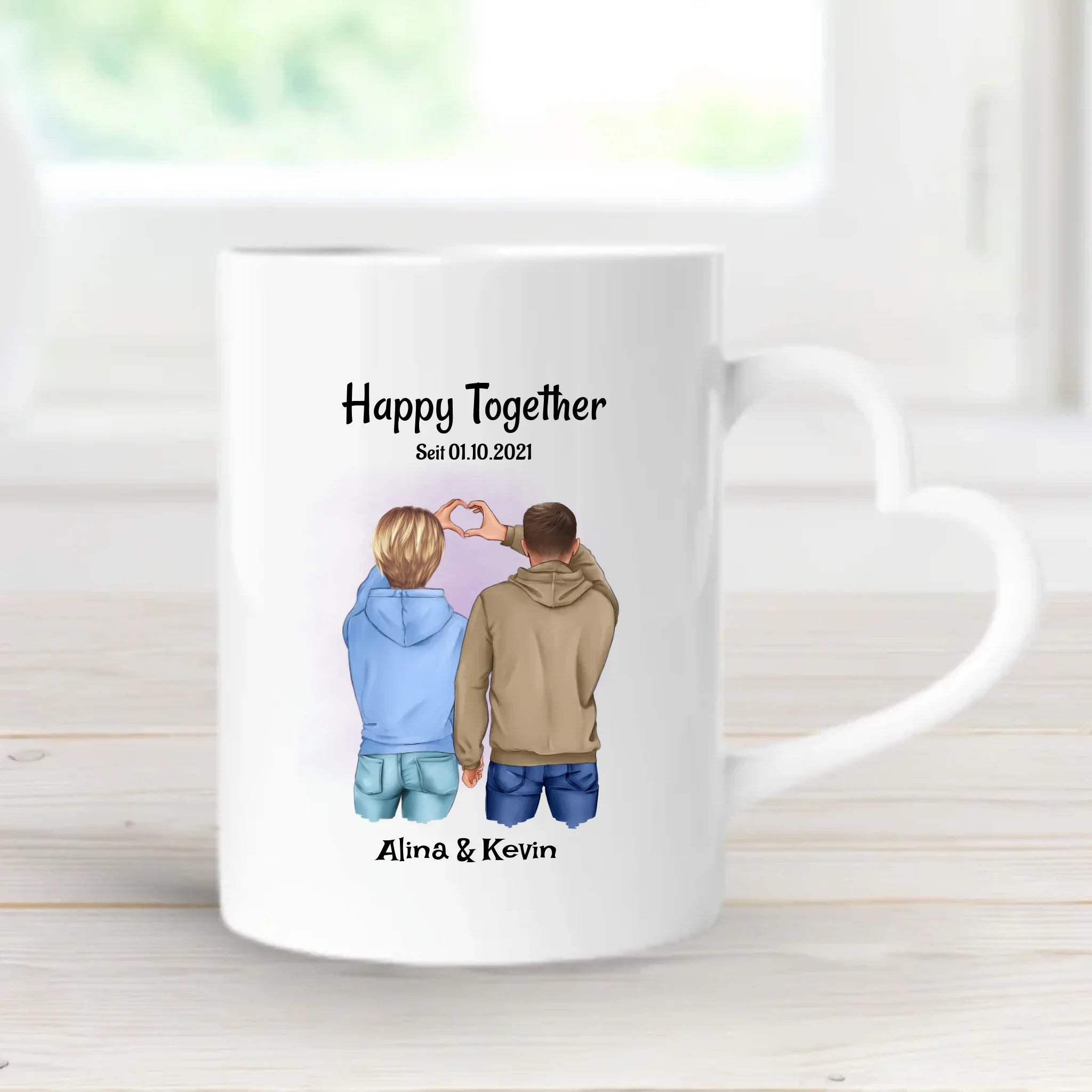 Pärchen Tasse Geschenk personalisiert - Cantty
