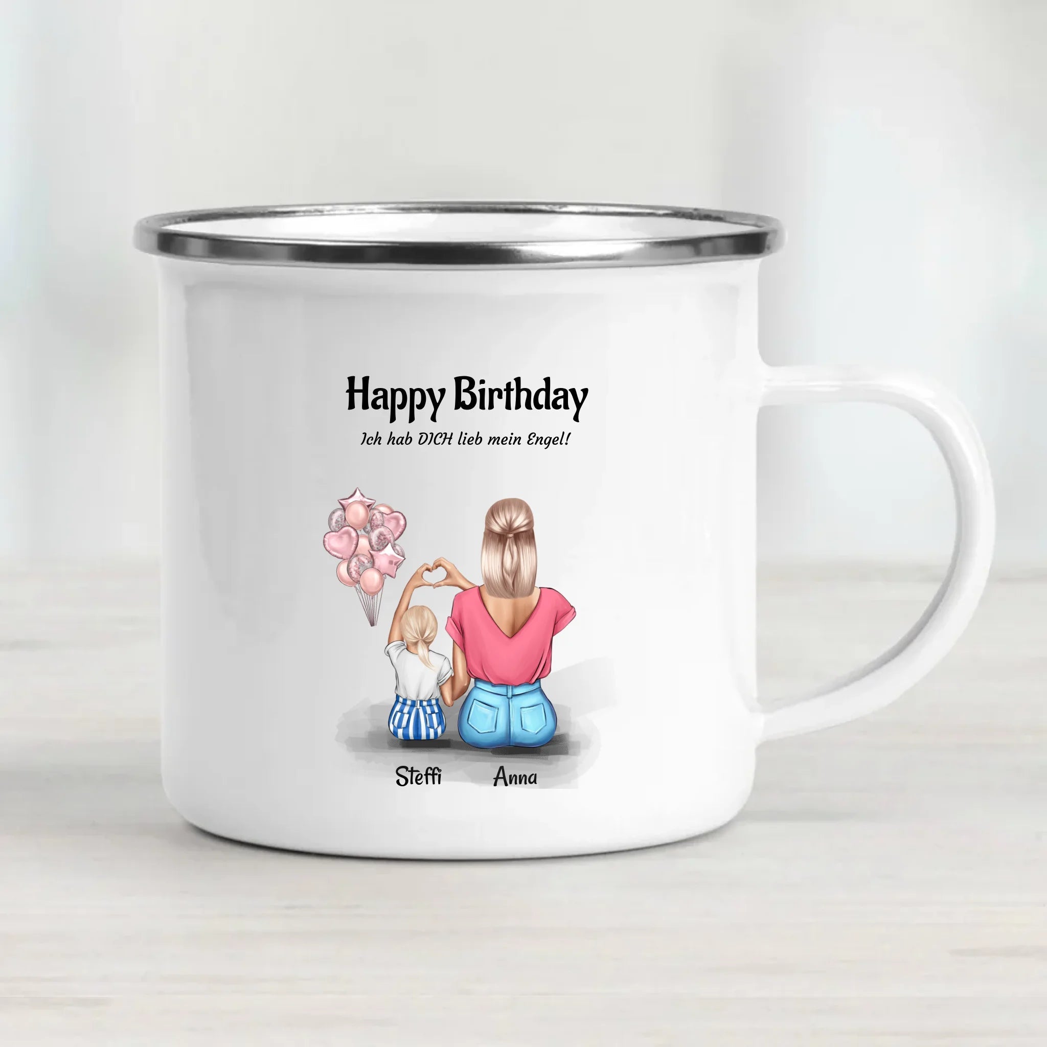Patenkind Tasse Mädchen Patentante personalisiert - Cantty
