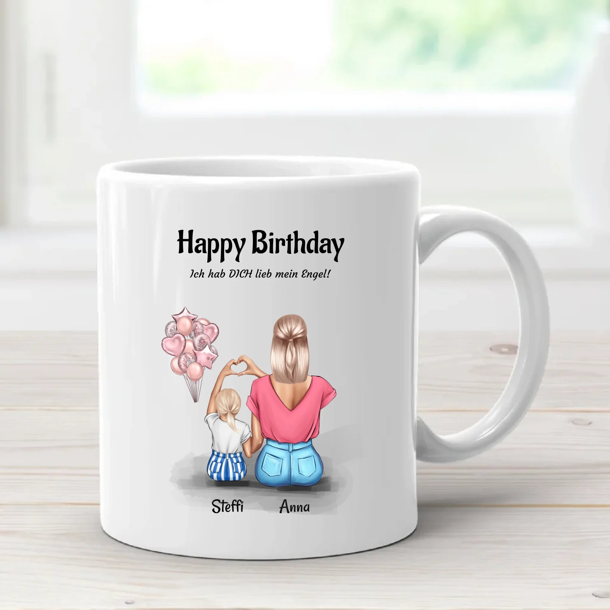 Patenkind Tasse Mädchen Patentante personalisiert - Cantty