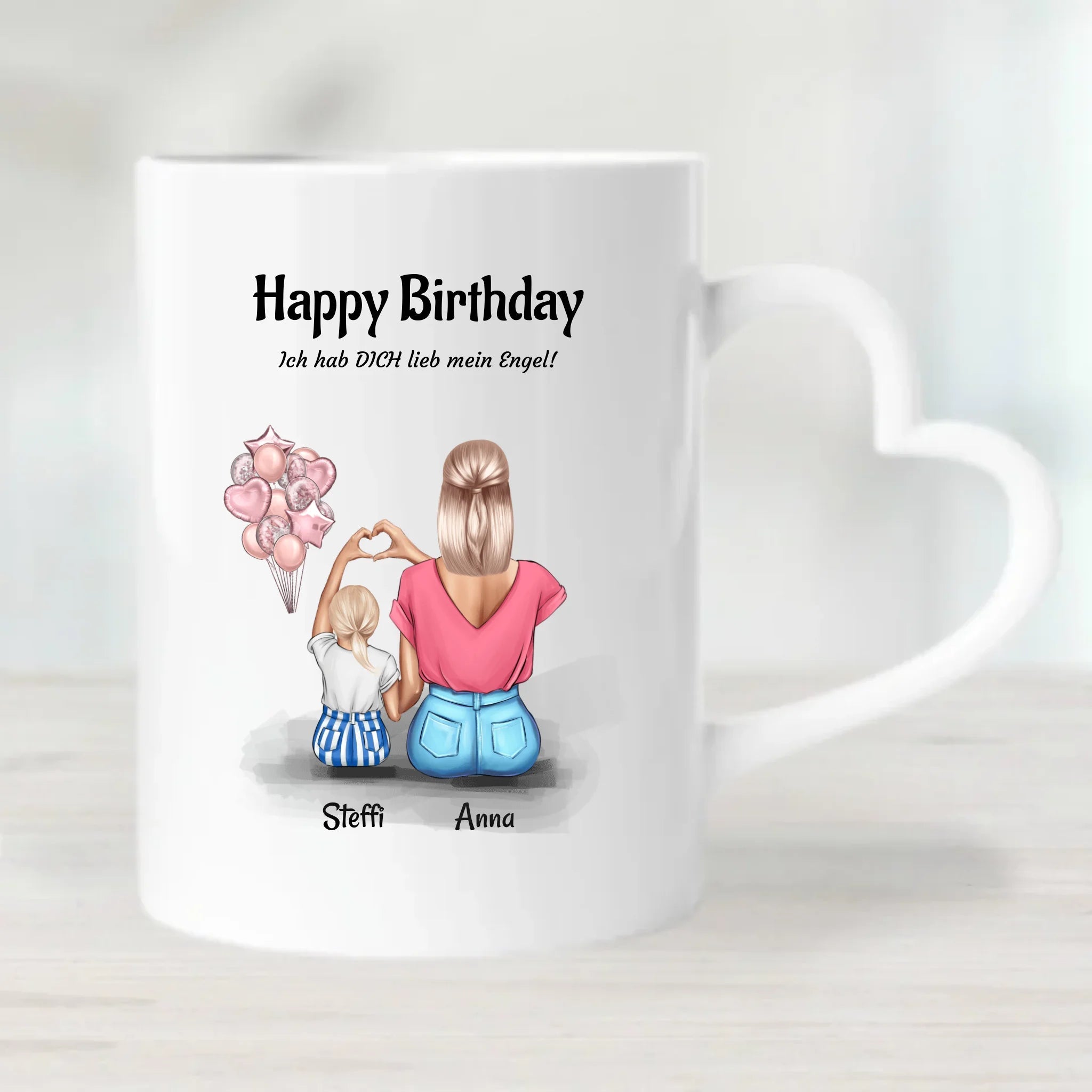 Patenkind Tasse Mädchen Patentante personalisiert - Cantty