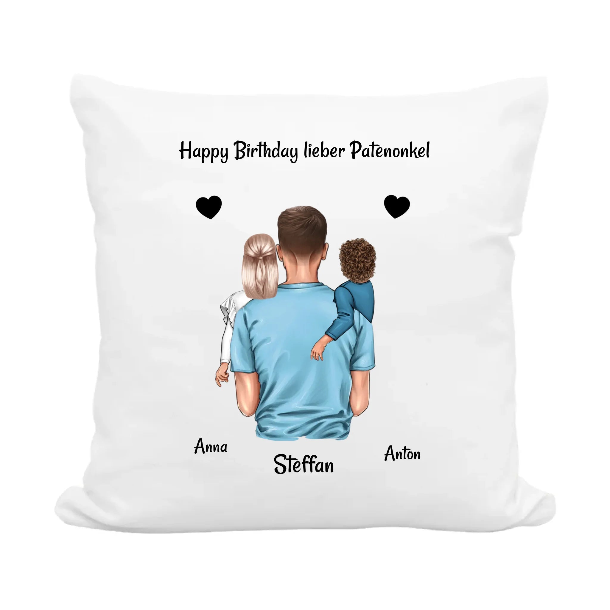 Patenonkel Kissen Geburtstagsgeschenk personalisiert - Cantty