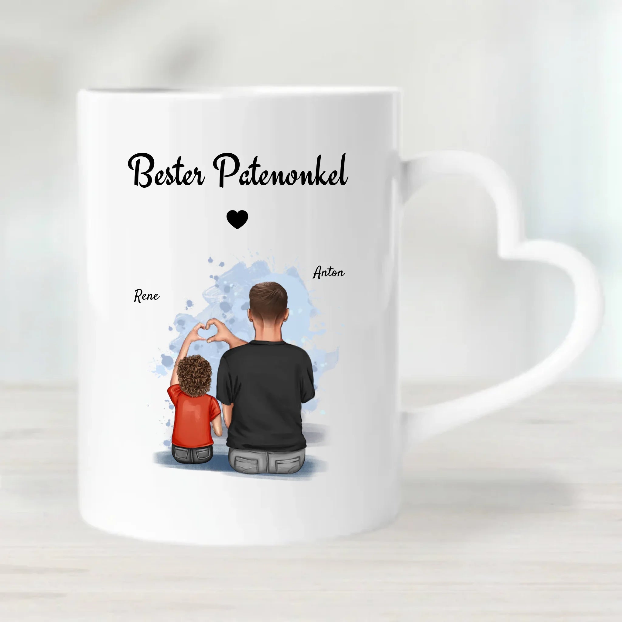 Patenonkel Patenkind Junge Geschenk Tasse personalisiert - Cantty