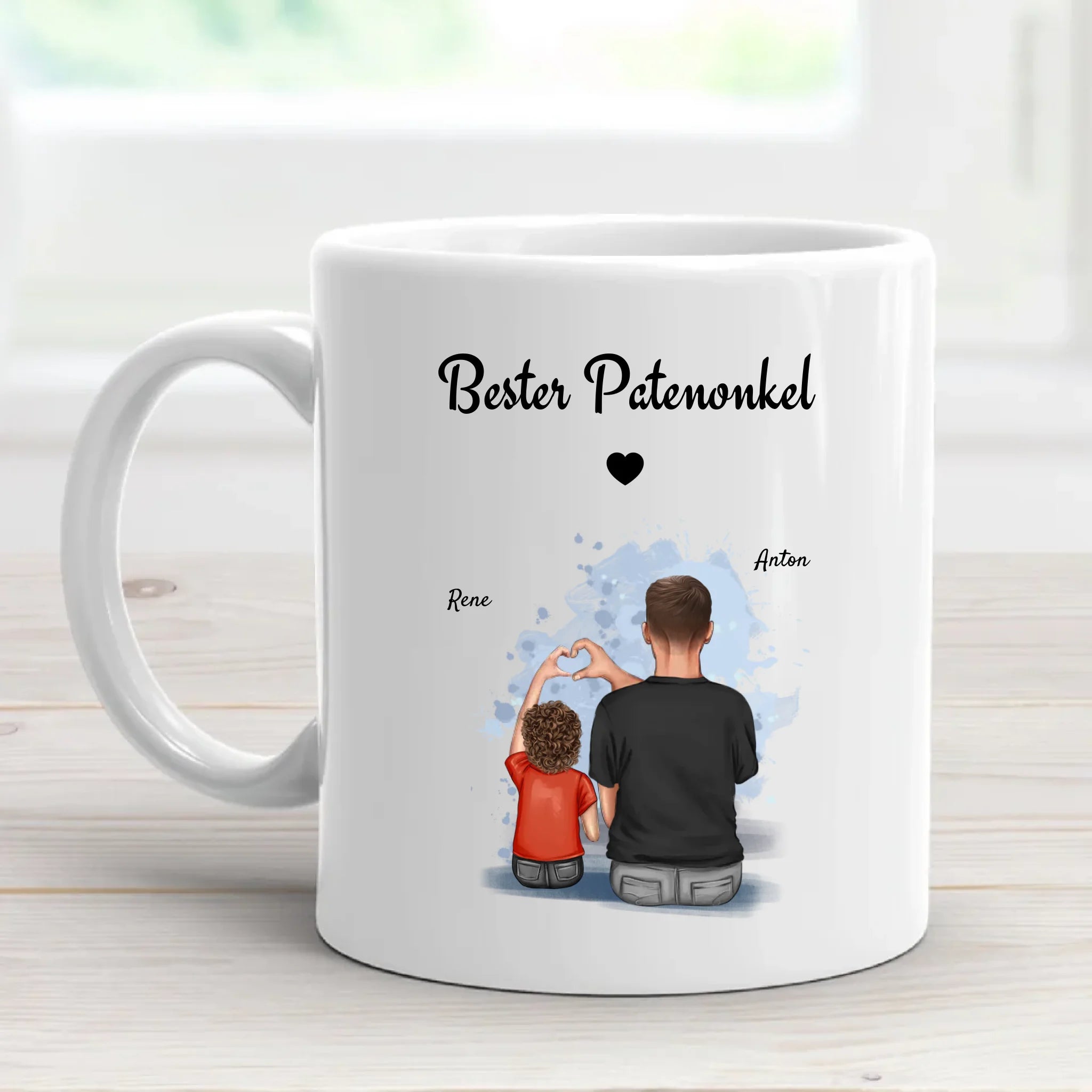 Patenonkel Patenkind Junge Geschenk Tasse personalisiert - Cantty