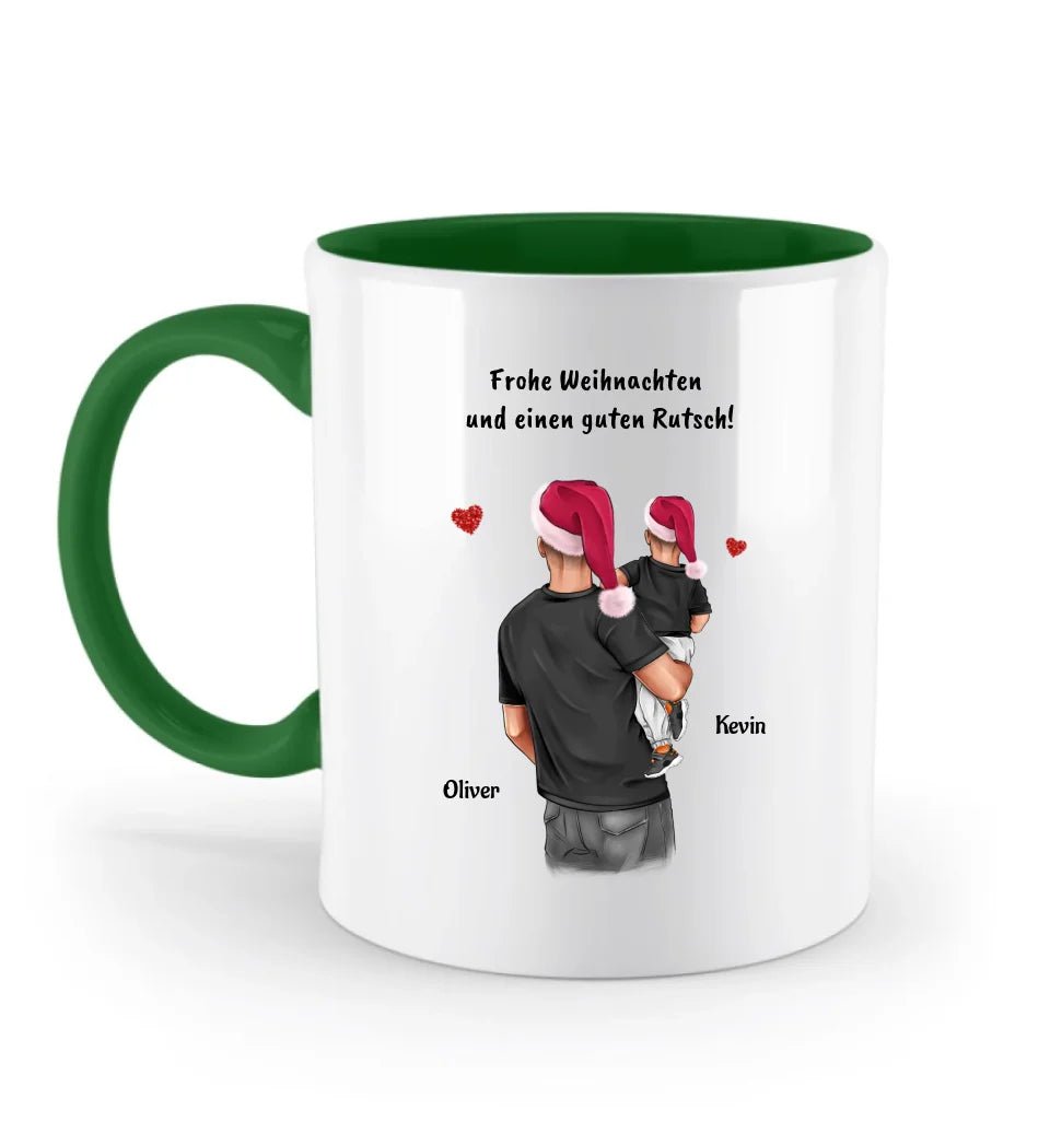Patenonkel Weihnachtsgeschenk Tassen mit Bild Illustration - Cantty