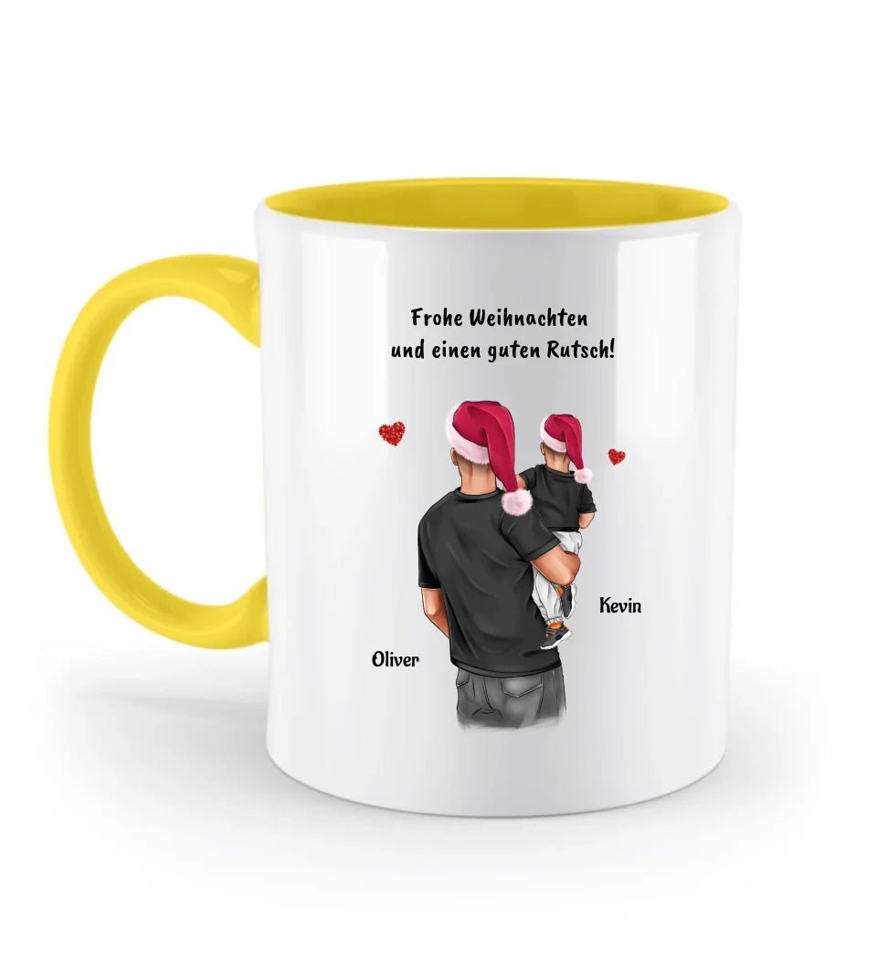 Patenonkel Weihnachtsgeschenk Tassen mit Bild Illustration - Cantty