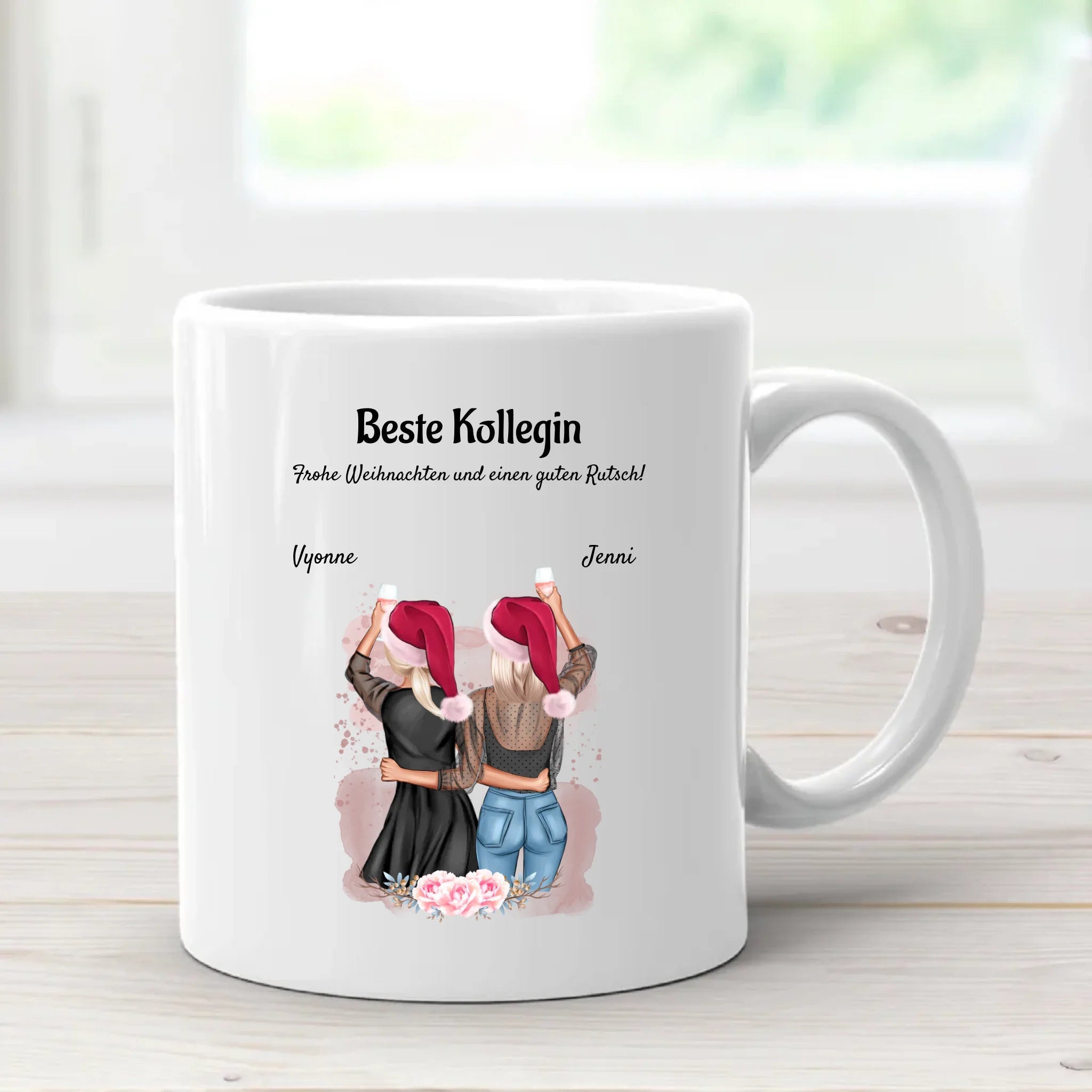 Personalisierte Arbeitskollegin Tasse Geschenk Weihnachten - Cantty