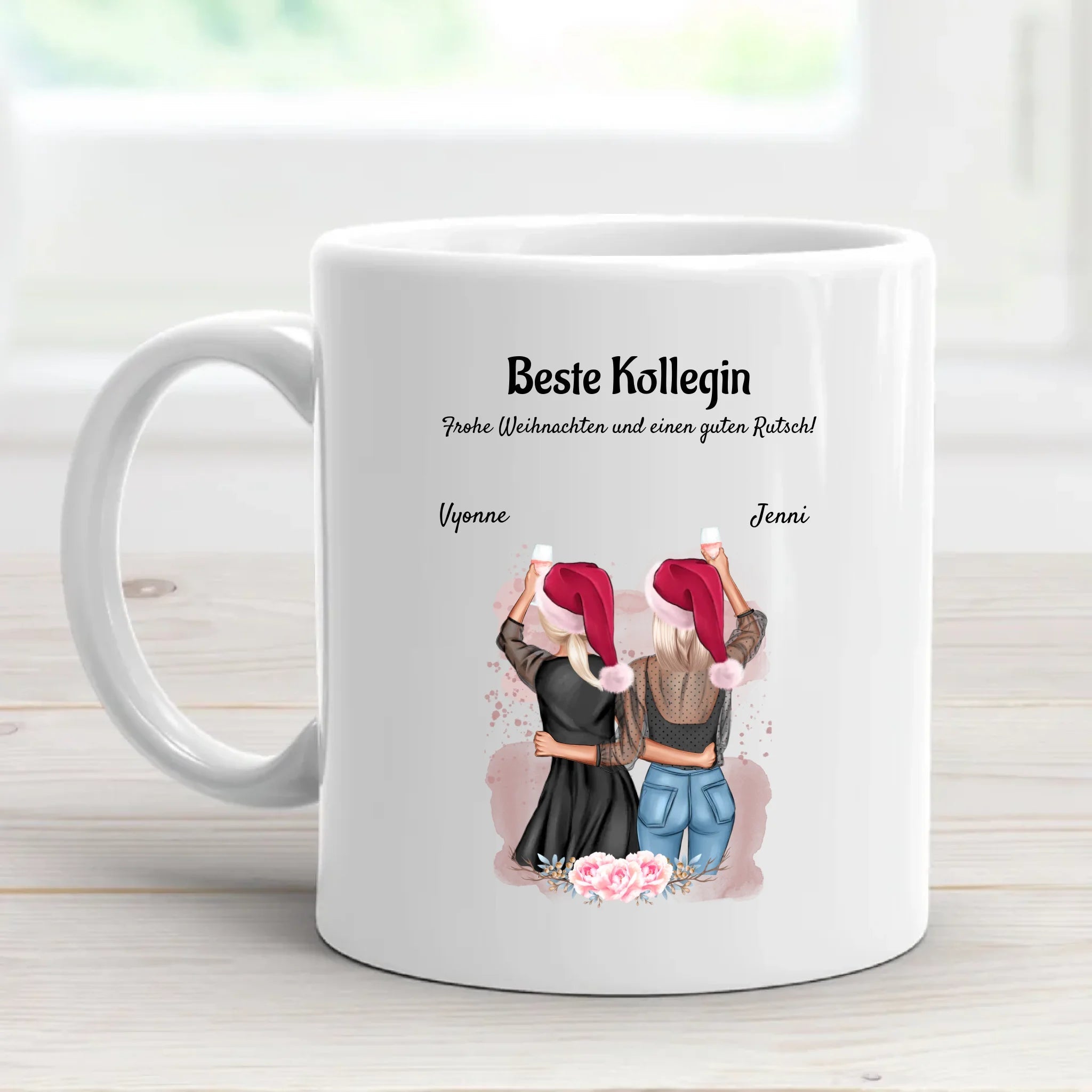 Personalisierte Arbeitskollegin Tasse Geschenk Weihnachten - Cantty