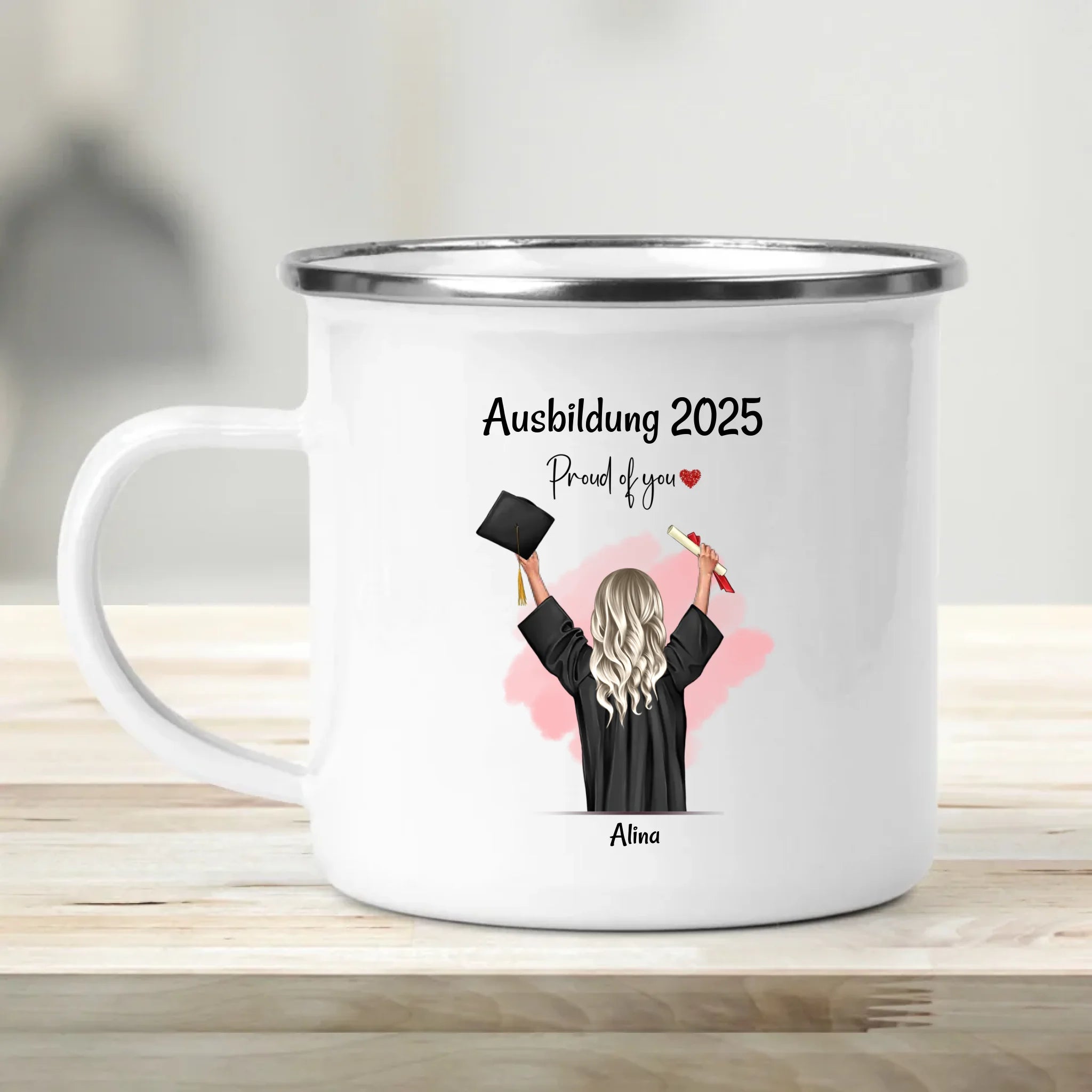Personalisierte Ausbildung Tasse für Mädchen zum Abschluss - Cantty