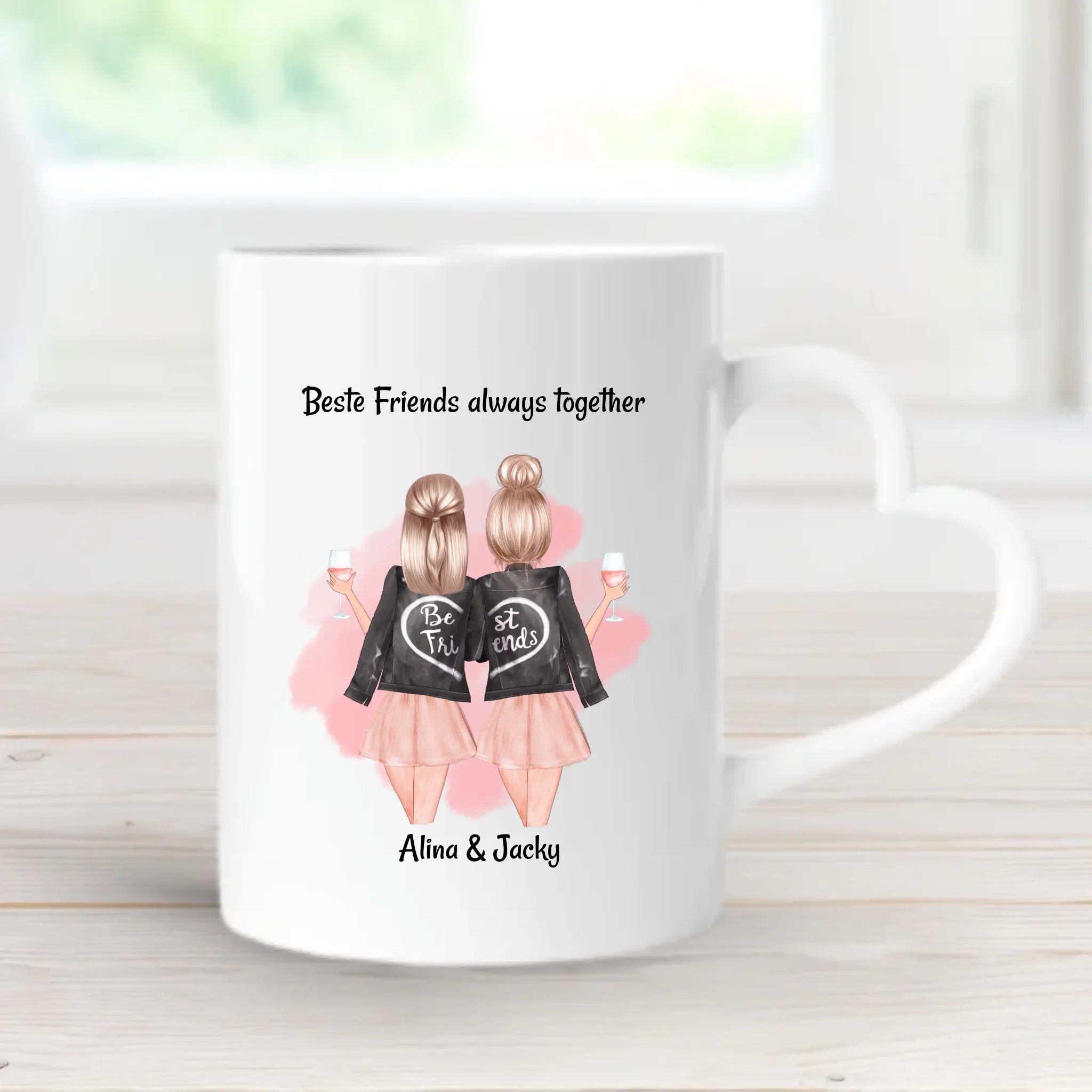 Personalisierte Beste Freundinnen Tasse - Cantty