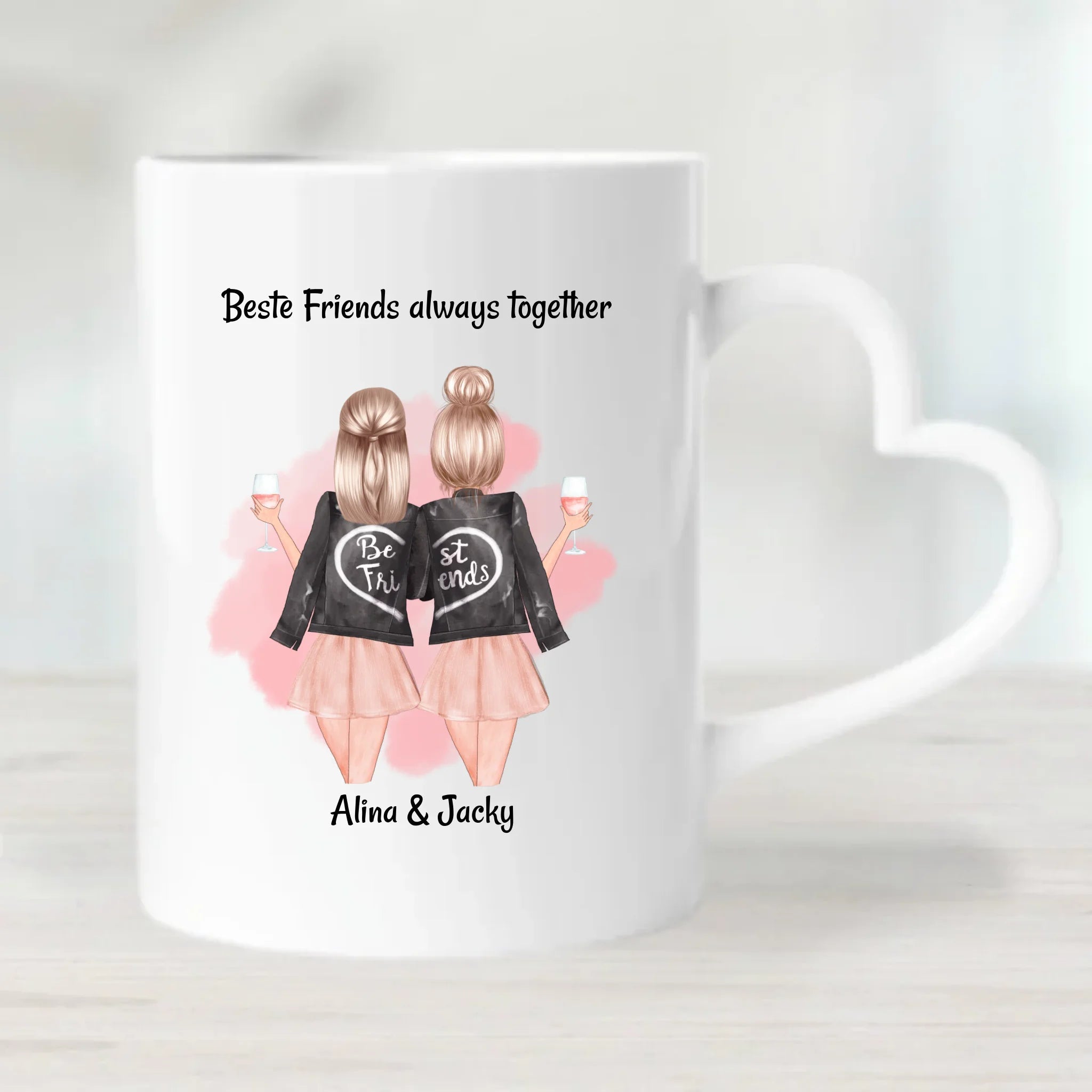 Personalisierte Beste Freundinnen Tasse - Cantty