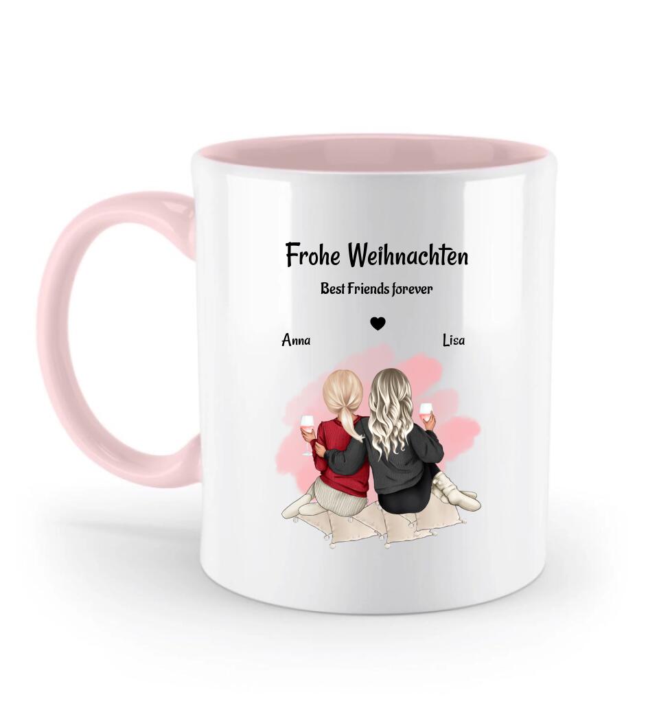 Personalisierte beste Freundinnen Tasse Weihnachtsgeschenk - Cantty