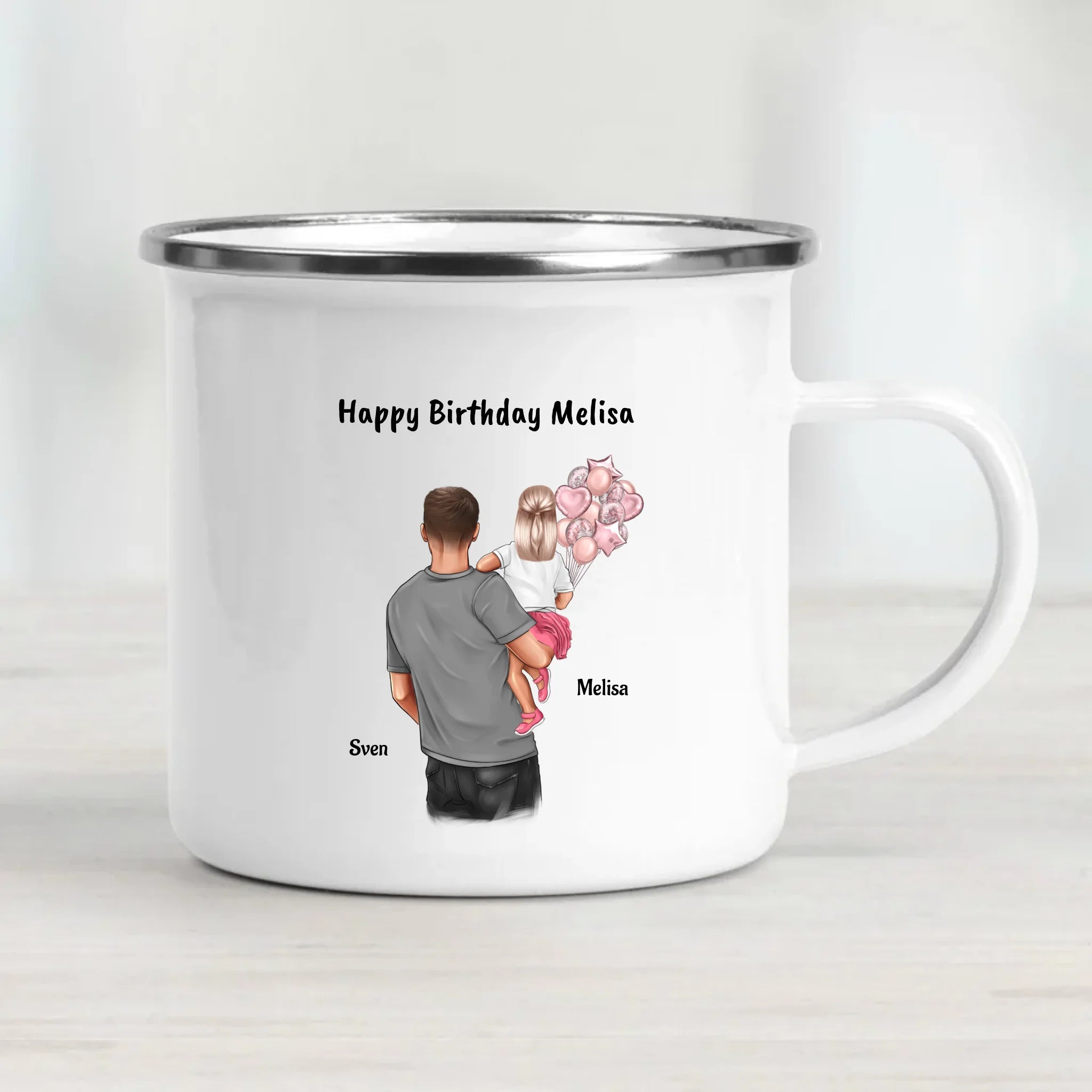 Personalisierte Geschenk Tasse für Mädchen zum Geburtstag von Patenonkel - Cantty