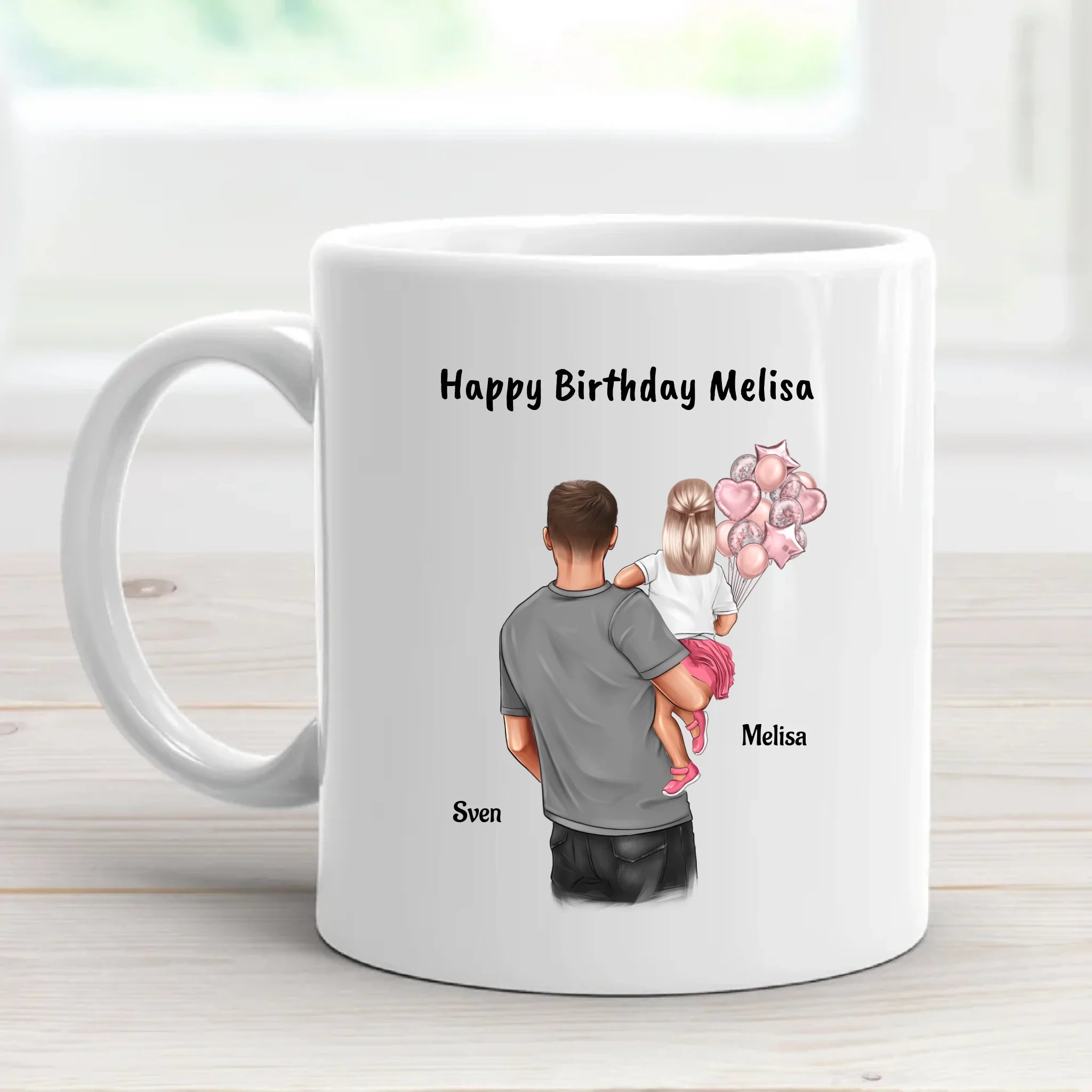 Personalisierte Geschenk Tasse für Mädchen zum Geburtstag von Patenonkel - Cantty