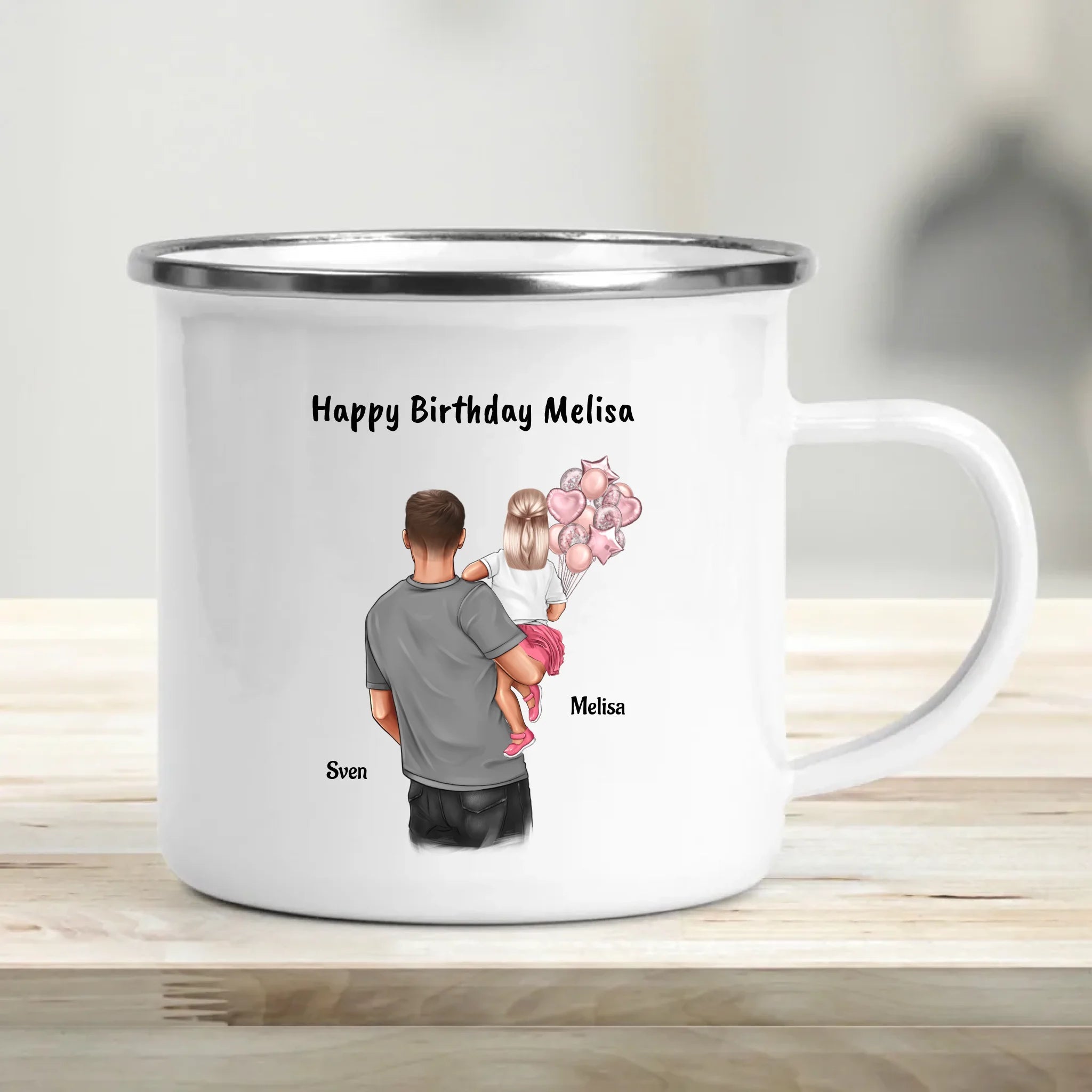 Personalisierte Geschenk Tasse für Mädchen zum Geburtstag von Patenonkel - Cantty