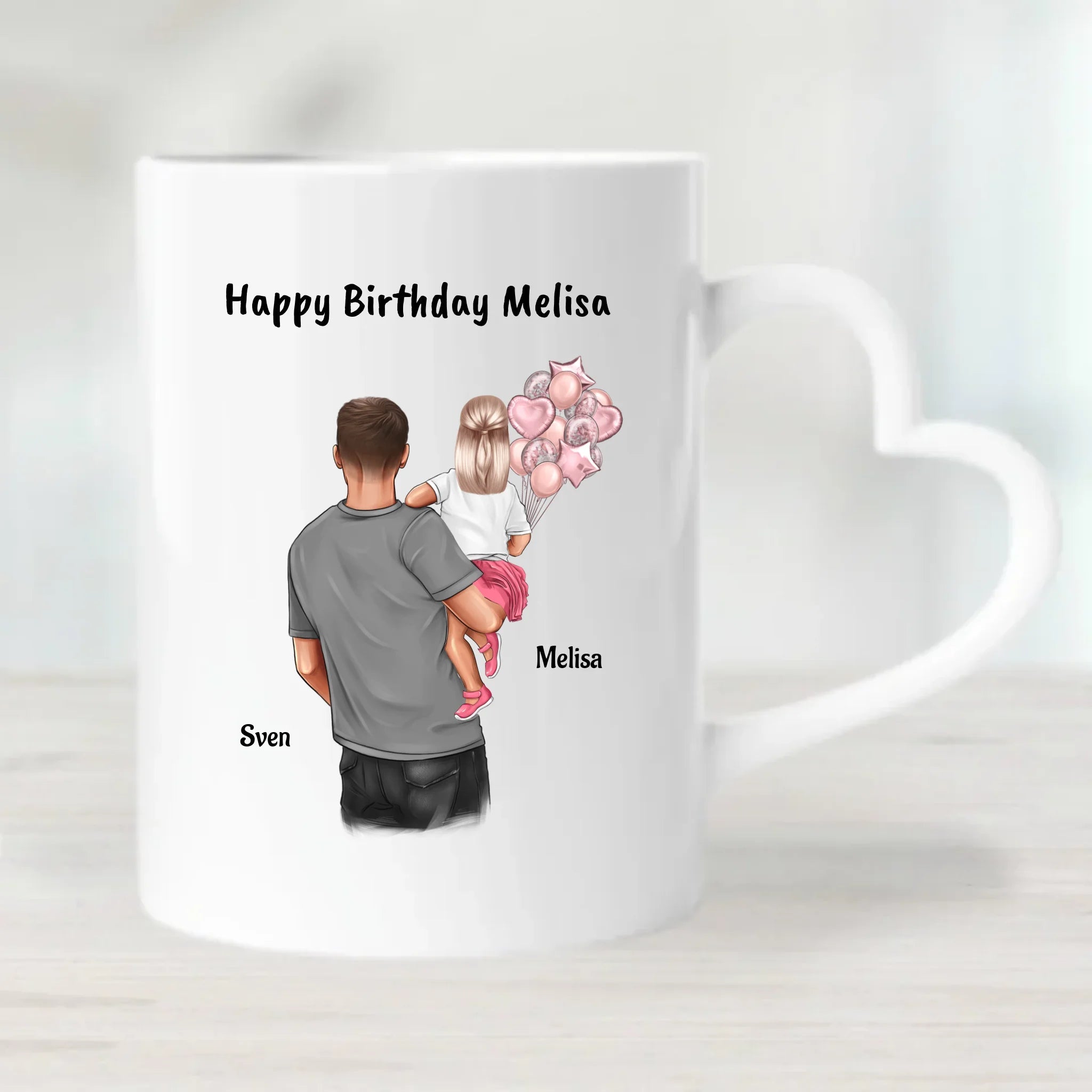 Personalisierte Geschenk Tasse für Mädchen zum Geburtstag von Patenonkel - Cantty