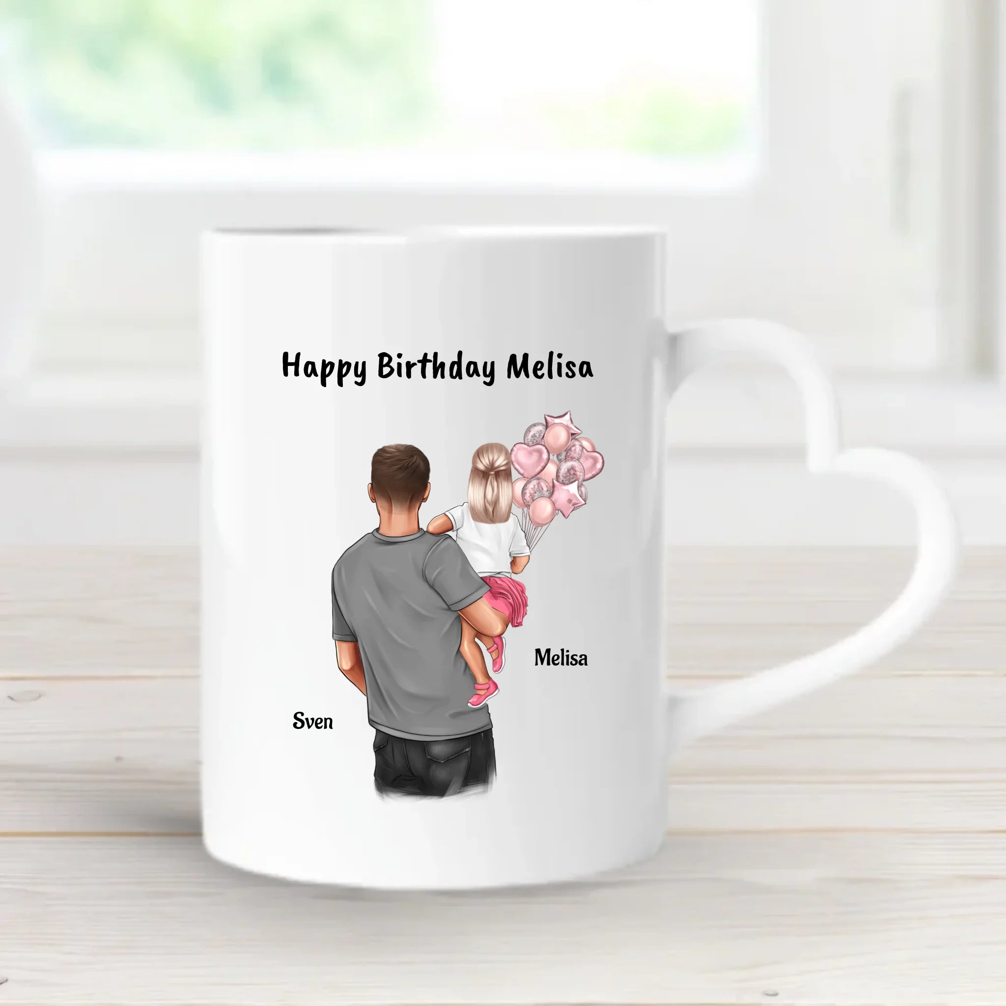Personalisierte Geschenk Tasse für Mädchen zum Geburtstag von Patenonkel - Cantty