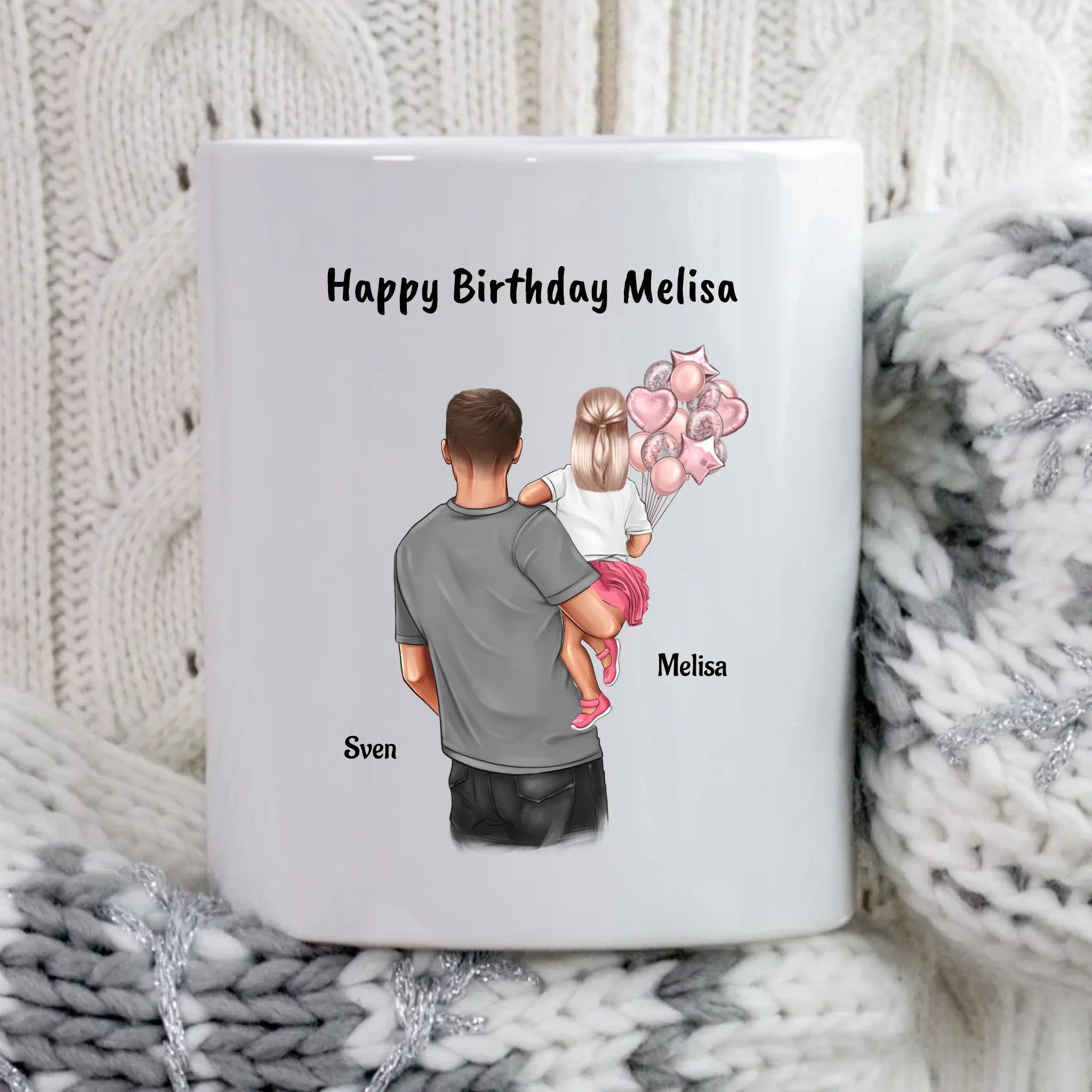 Personalisierte Geschenk Tasse für Mädchen zum Geburtstag von Patenonkel - Cantty