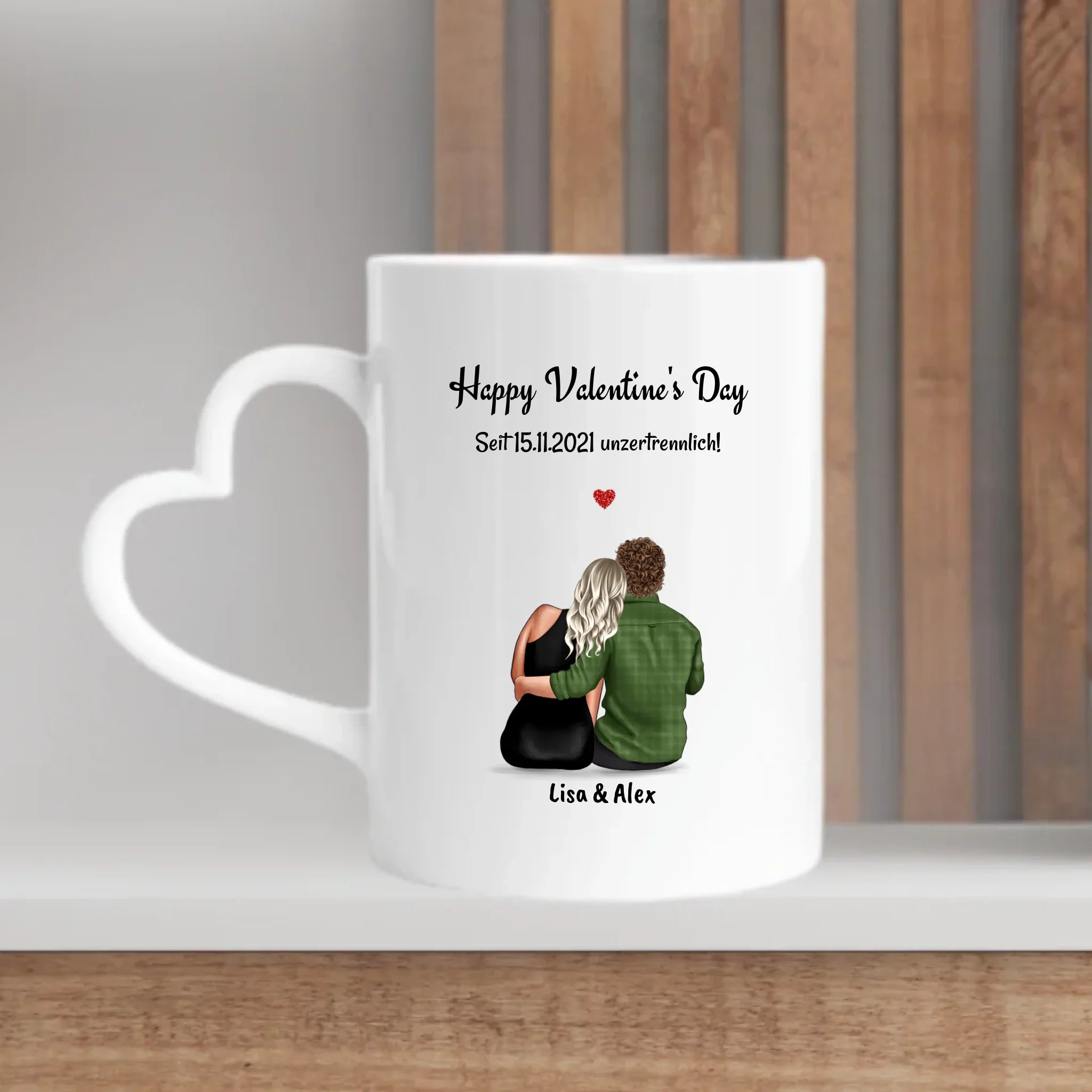 Personalisierte Geschenk Tasse zum Valentinstag gestalten - Cantty