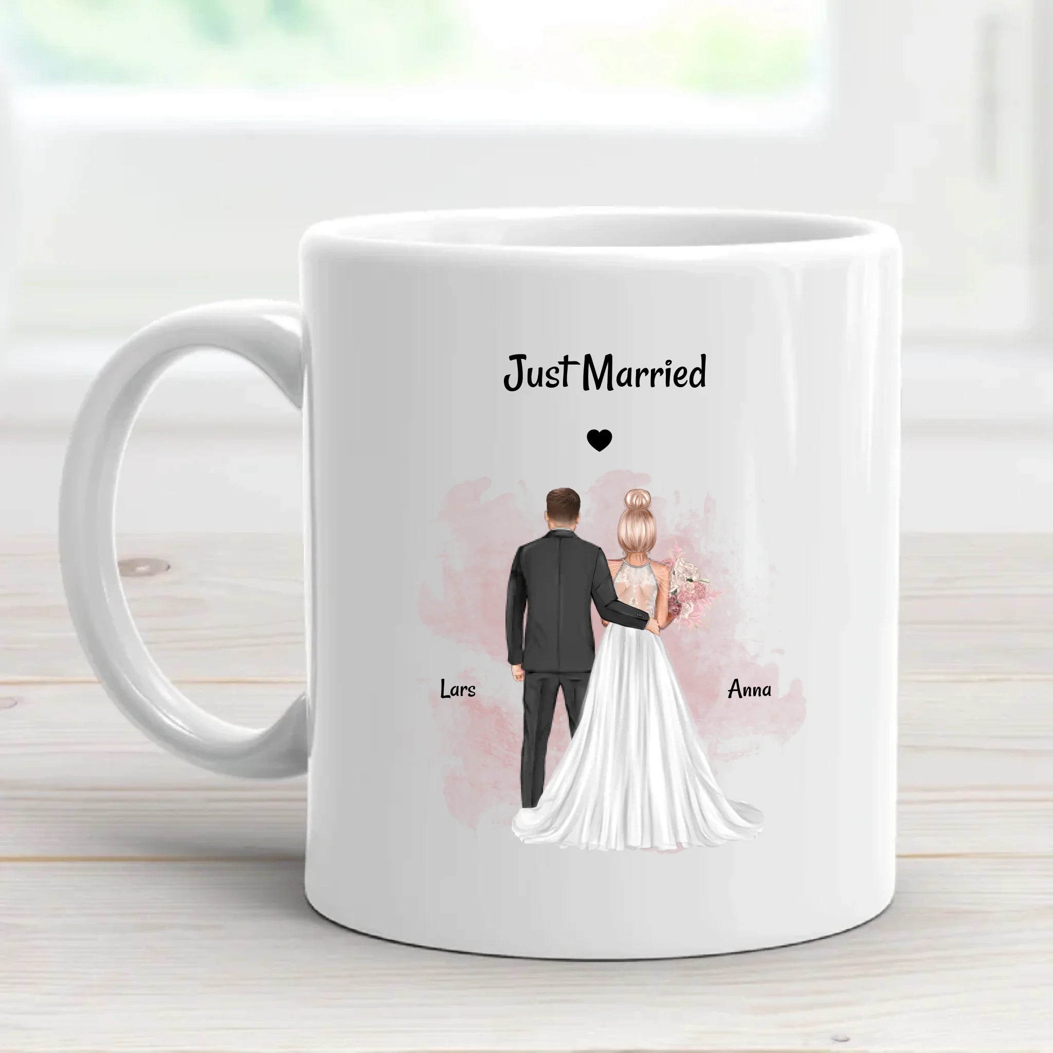 Personalisierte Hochzeitspaar Tasse Geschenk - Cantty