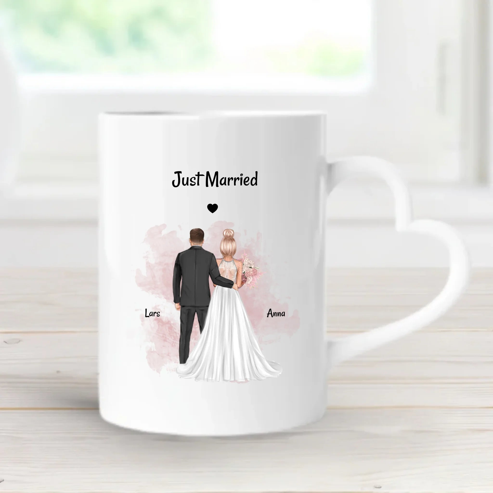 Personalisierte Hochzeitspaar Tasse Geschenk - Cantty