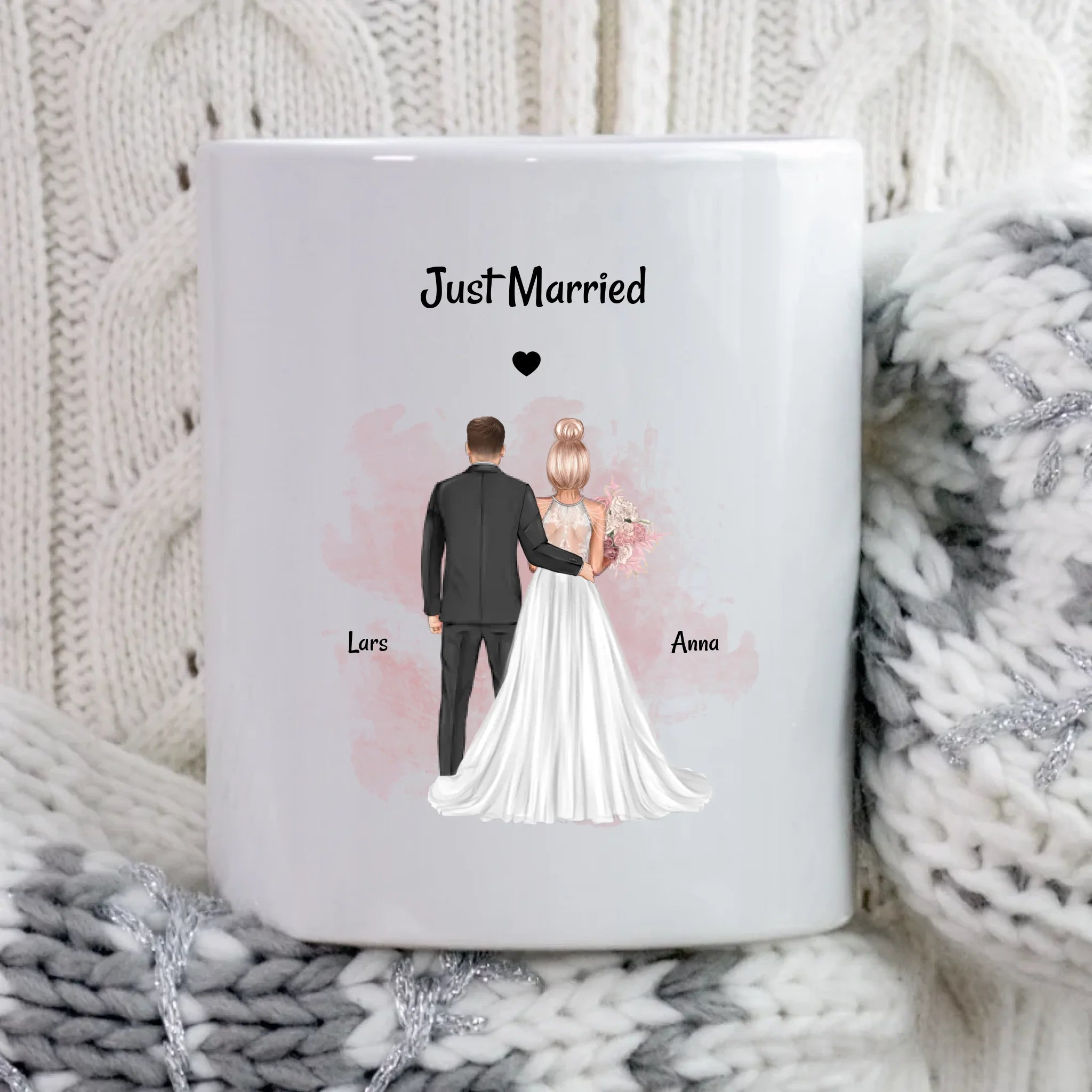 Personalisierte Hochzeitspaar Tasse Geschenk - Cantty