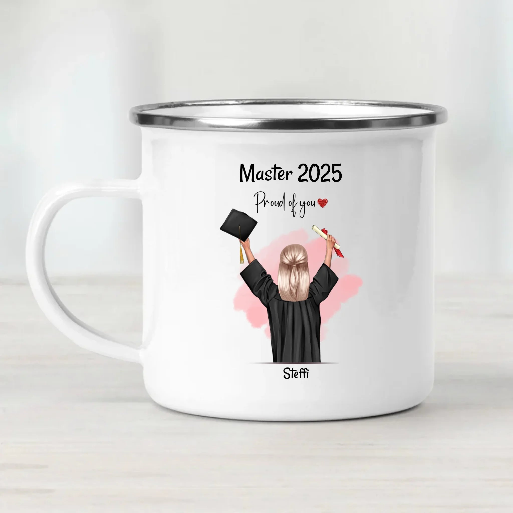 Personalisierte Masterabschluss Tasse Geschenk - Cantty