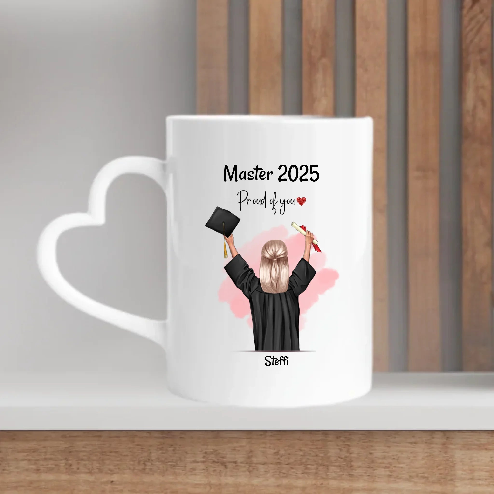 Personalisierte Masterabschluss Tasse Geschenk - Cantty