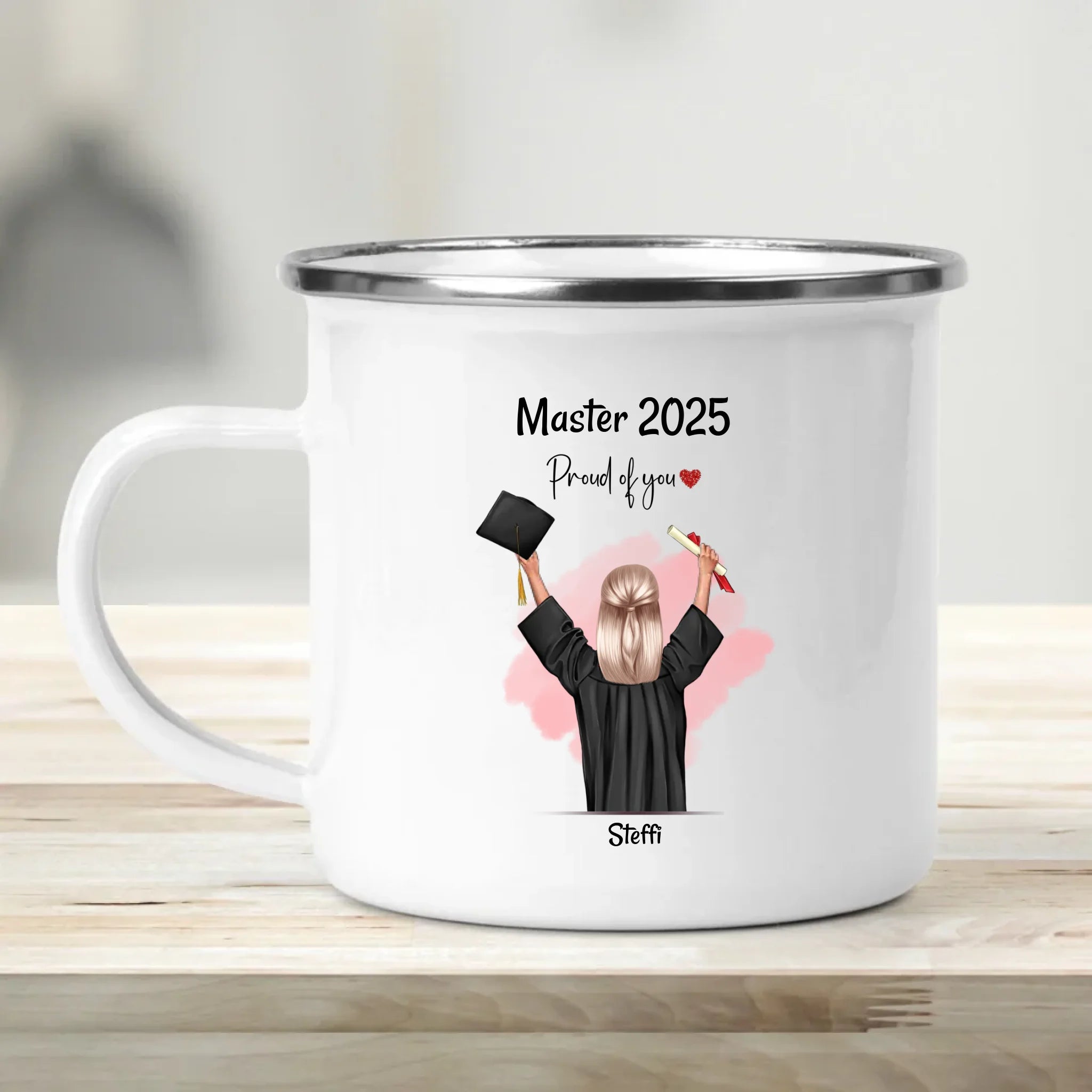 Personalisierte Masterabschluss Tasse Geschenk - Cantty