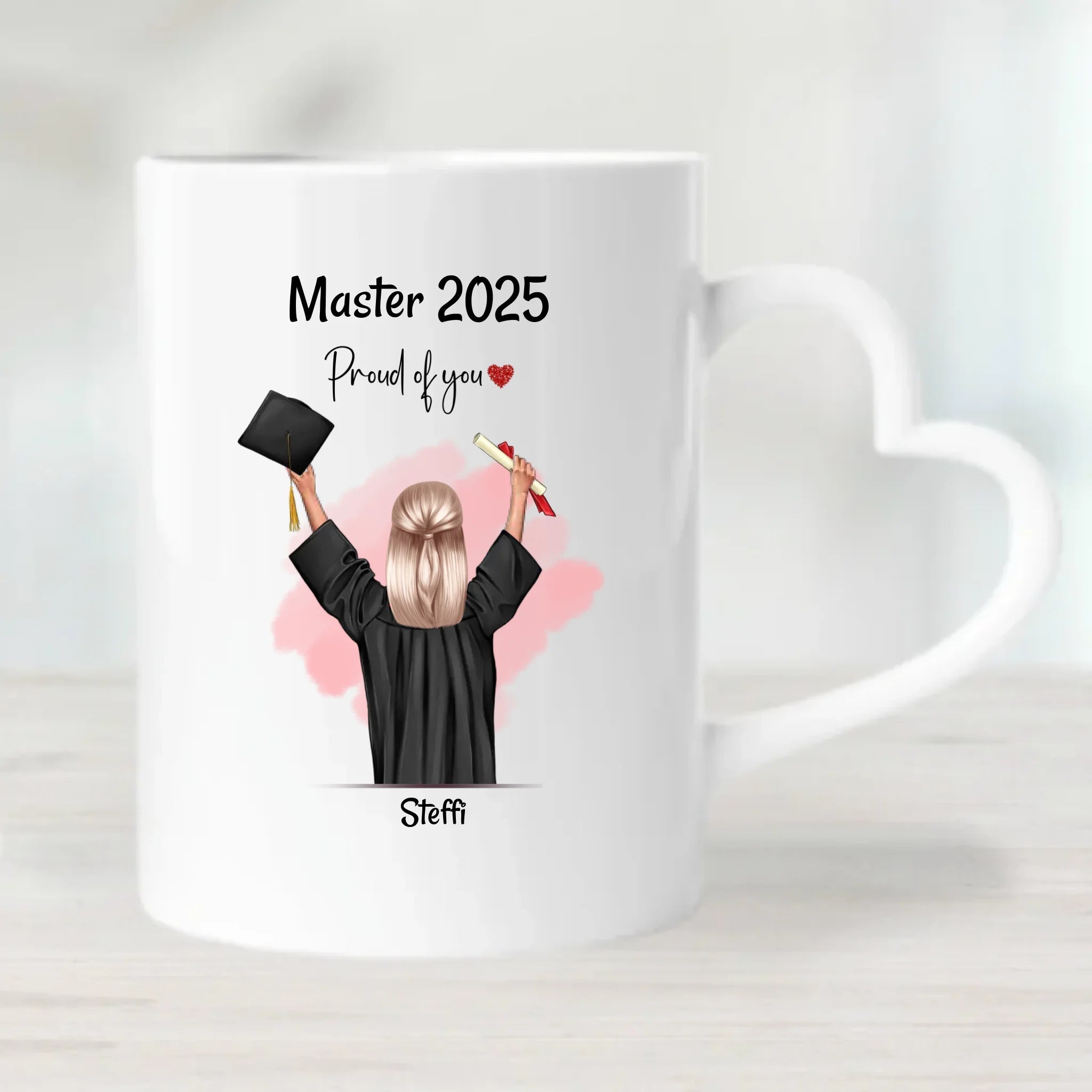 Personalisierte Masterabschluss Tasse Geschenk - Cantty