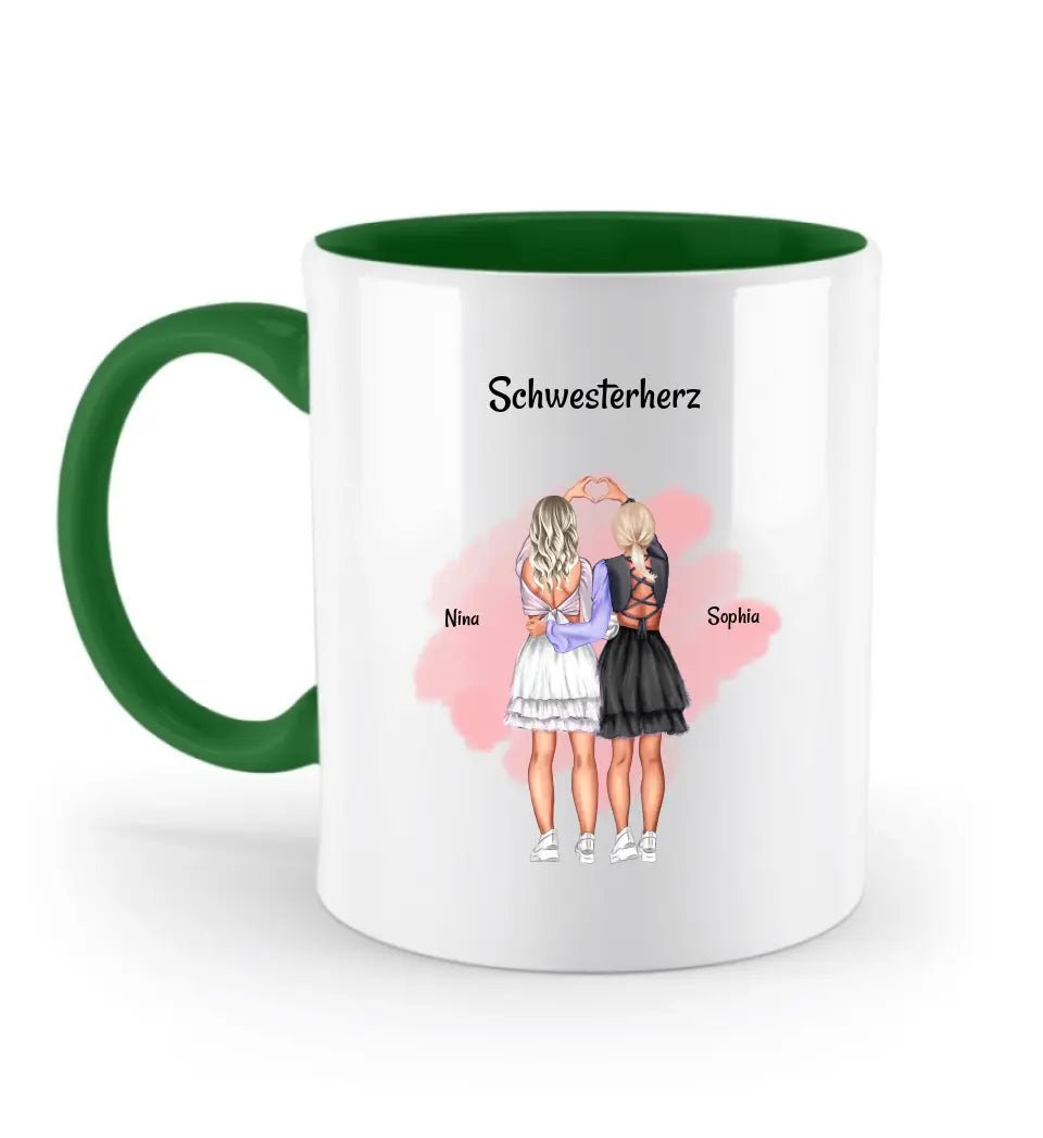 Personalisierte Schwestern Tasse Geschenk - Cantty