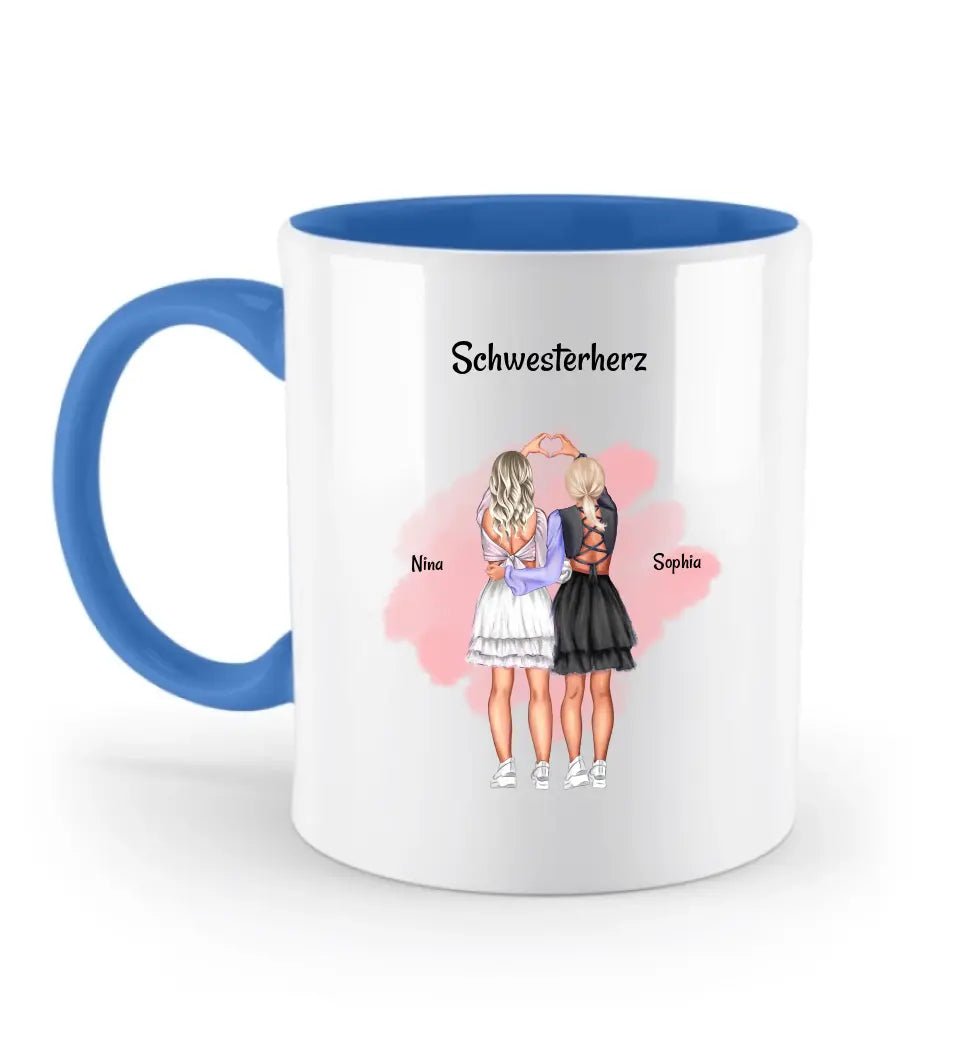 Personalisierte Schwestern Tasse Geschenk - Cantty