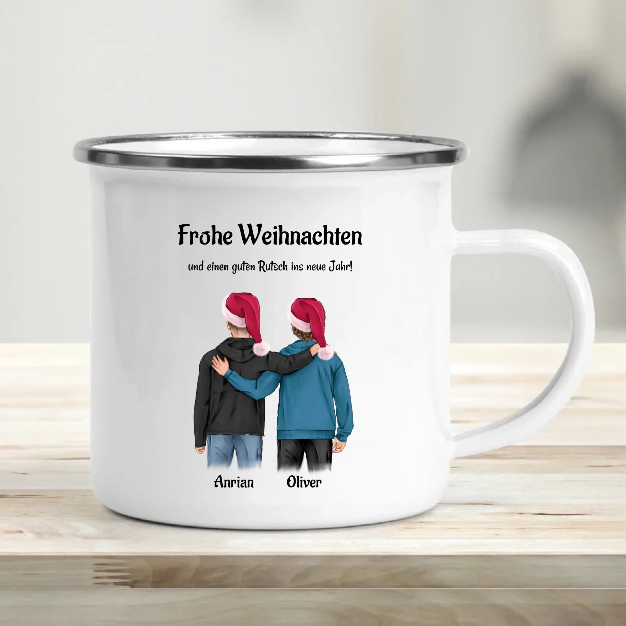 Personalisierte Tasse für beste Freunde Männer Weihnachtsgeschenk - Cantty